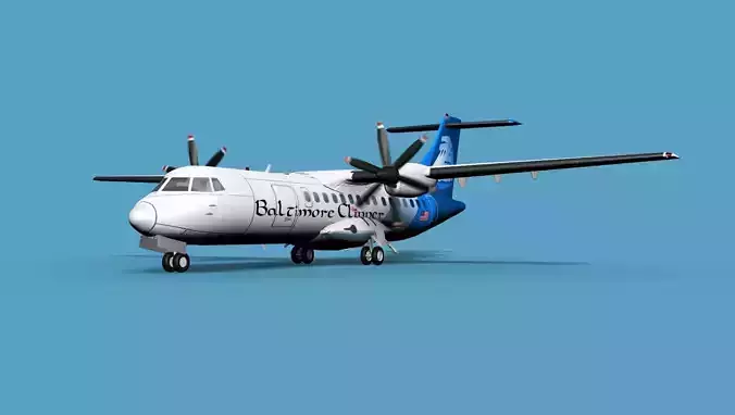 ATR-42-320 Baltimore Clipper 3D model