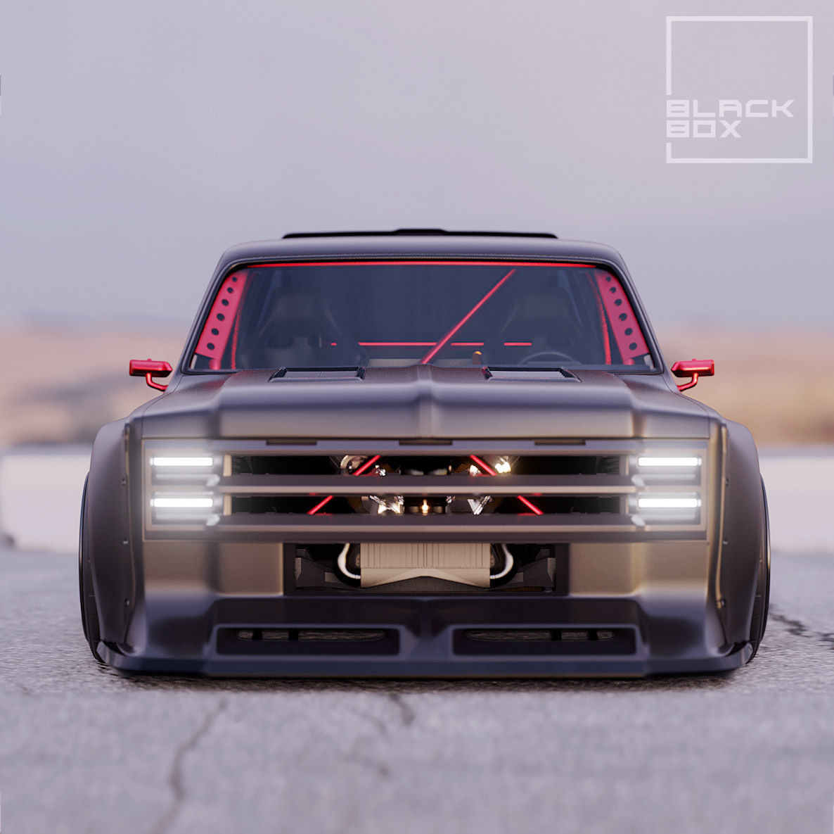 V8 TIME ATTACK SUV FULL MODELKIT 1-24th 3D print model_8