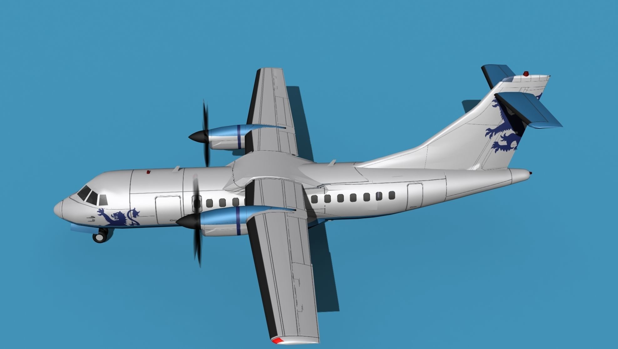 ATR-42-320 Cambria Air 3D model_9