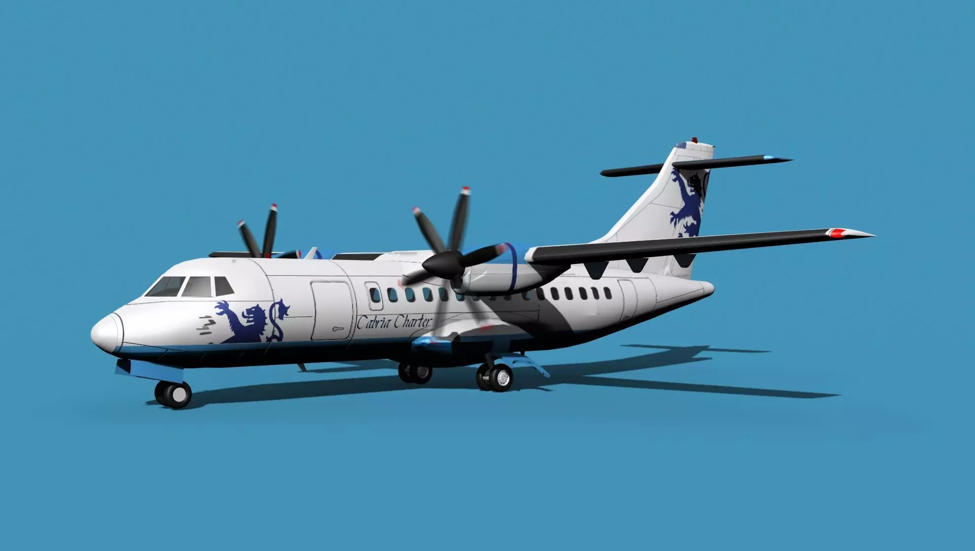 ATR-42-320 Cambria Air 3D model_0