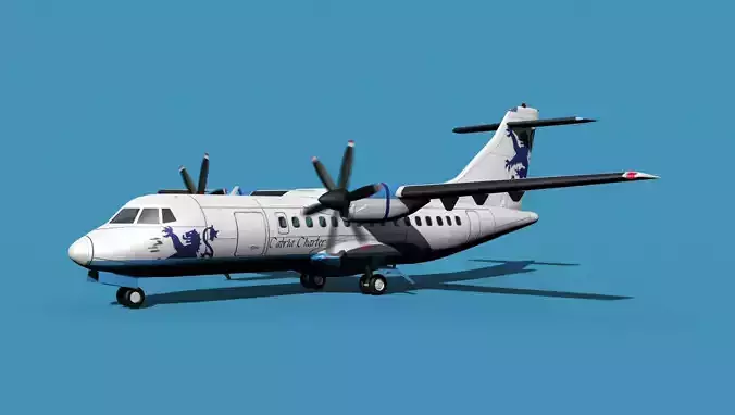 ATR-42-320 Cambria Air 3D model