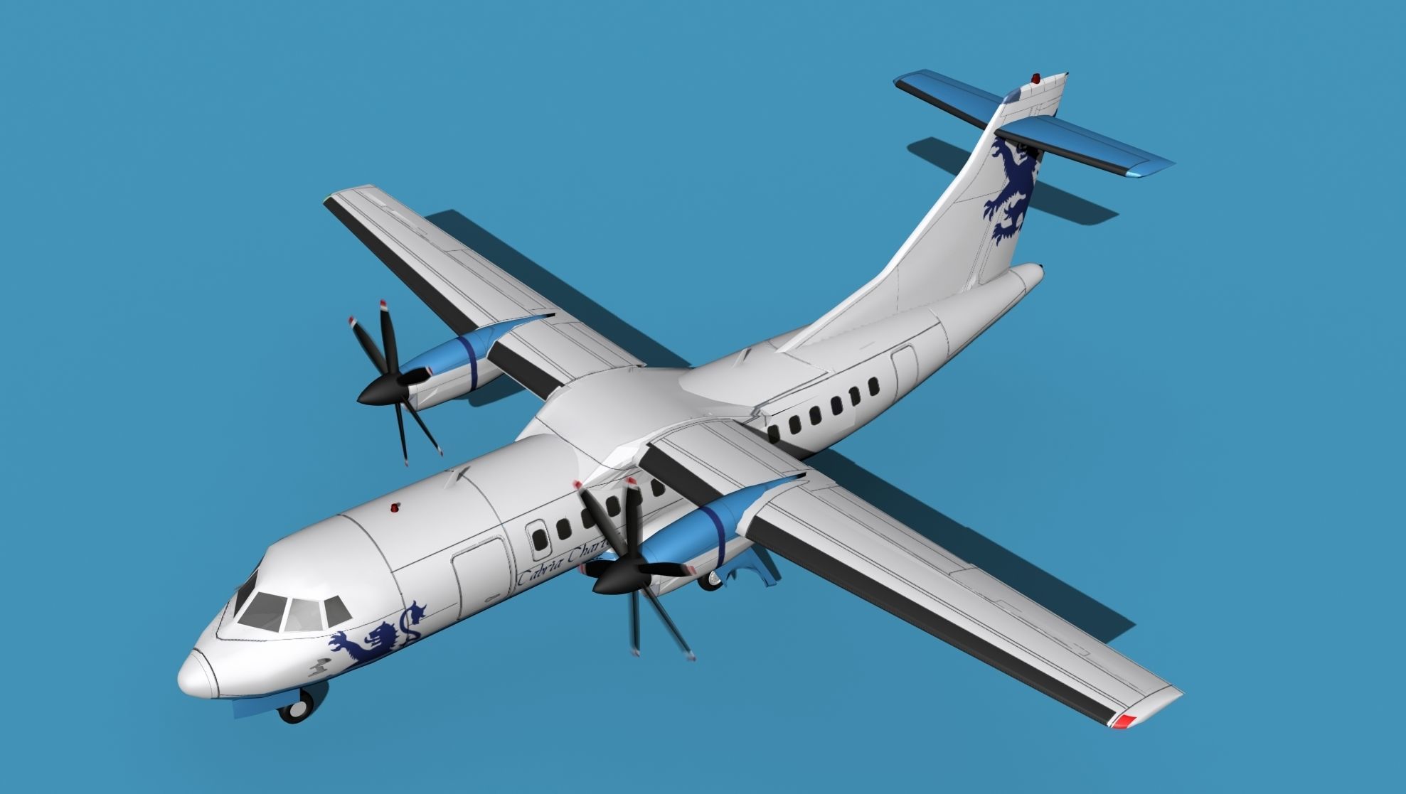 ATR-42-320 Cambria Air 3D model_10