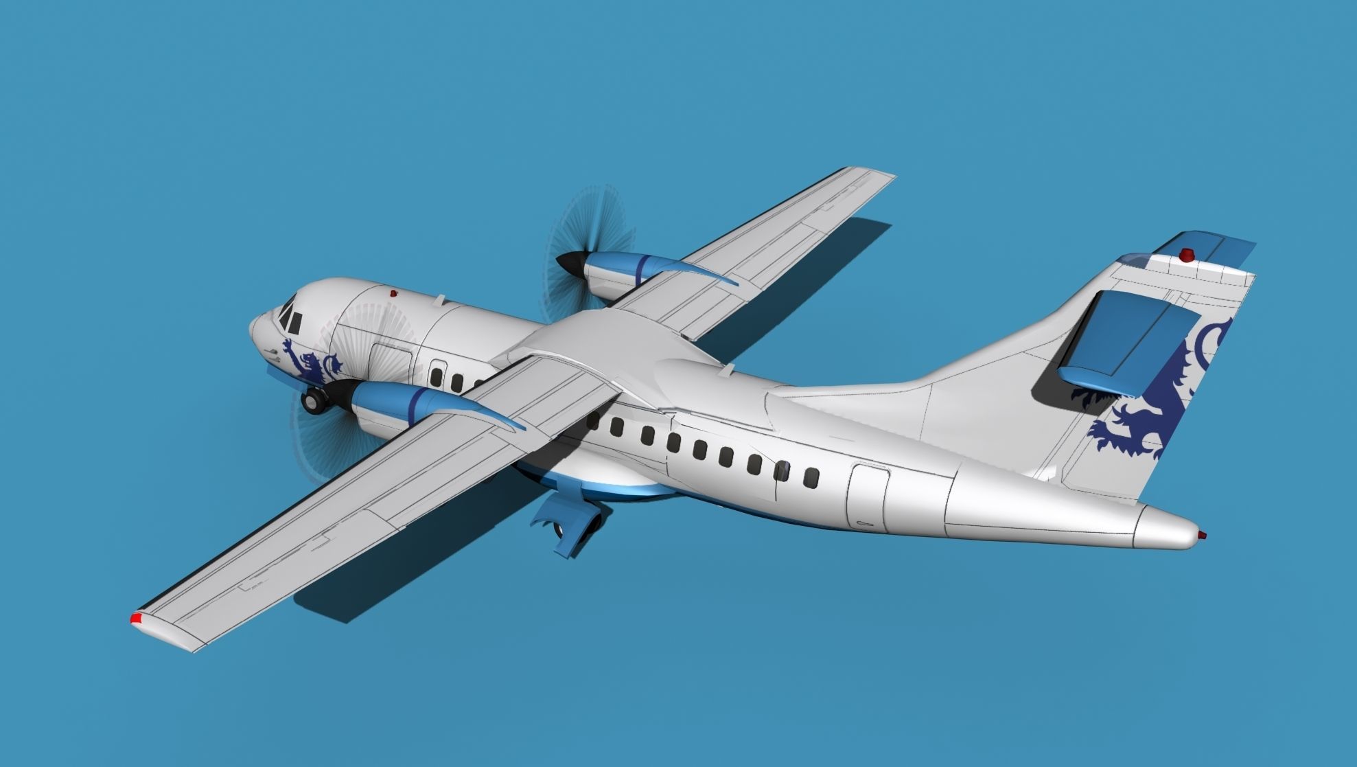ATR-42-320 Cambria Air 3D model_8