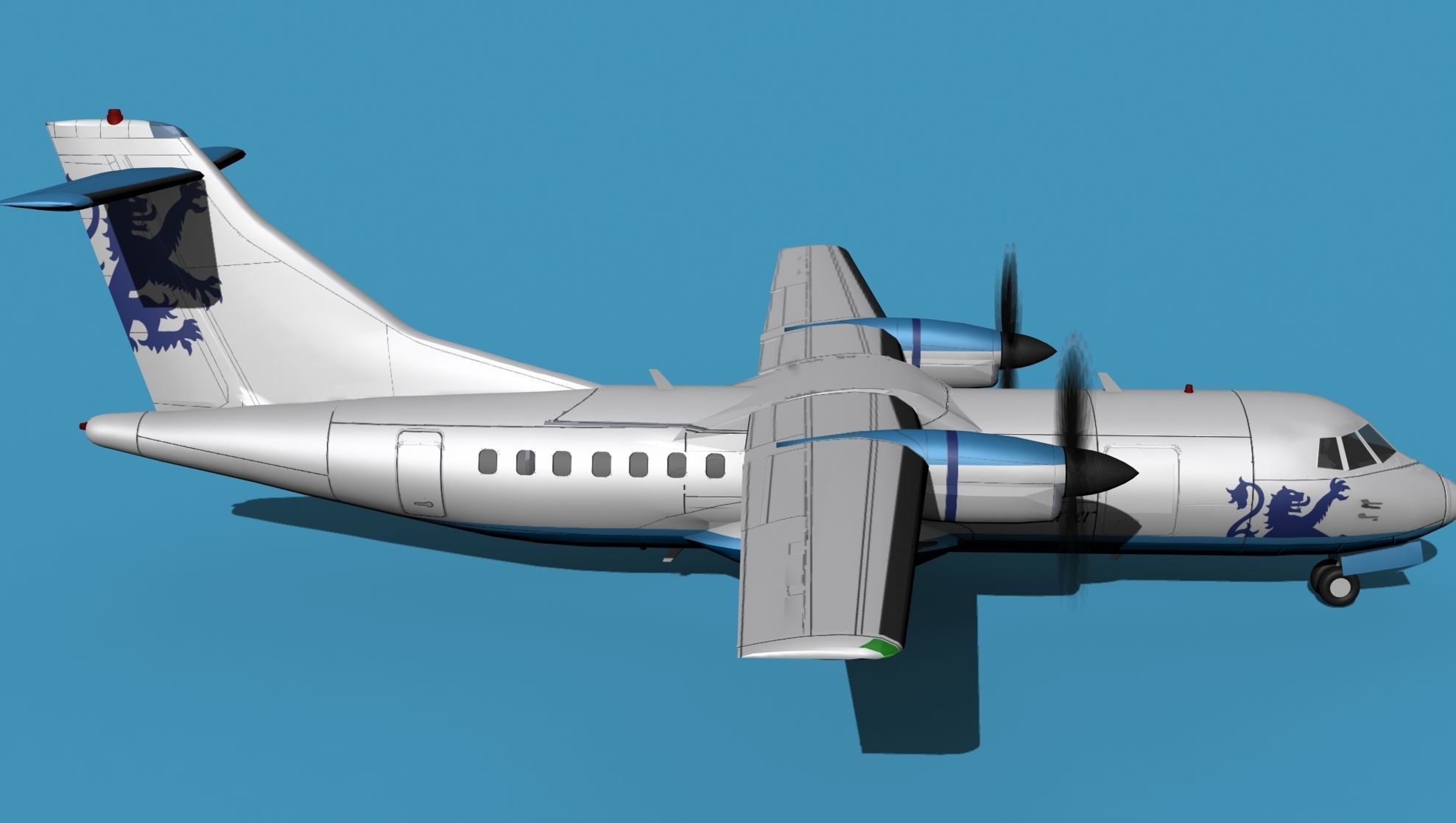 ATR-42-320 Cambria Air 3D model_4