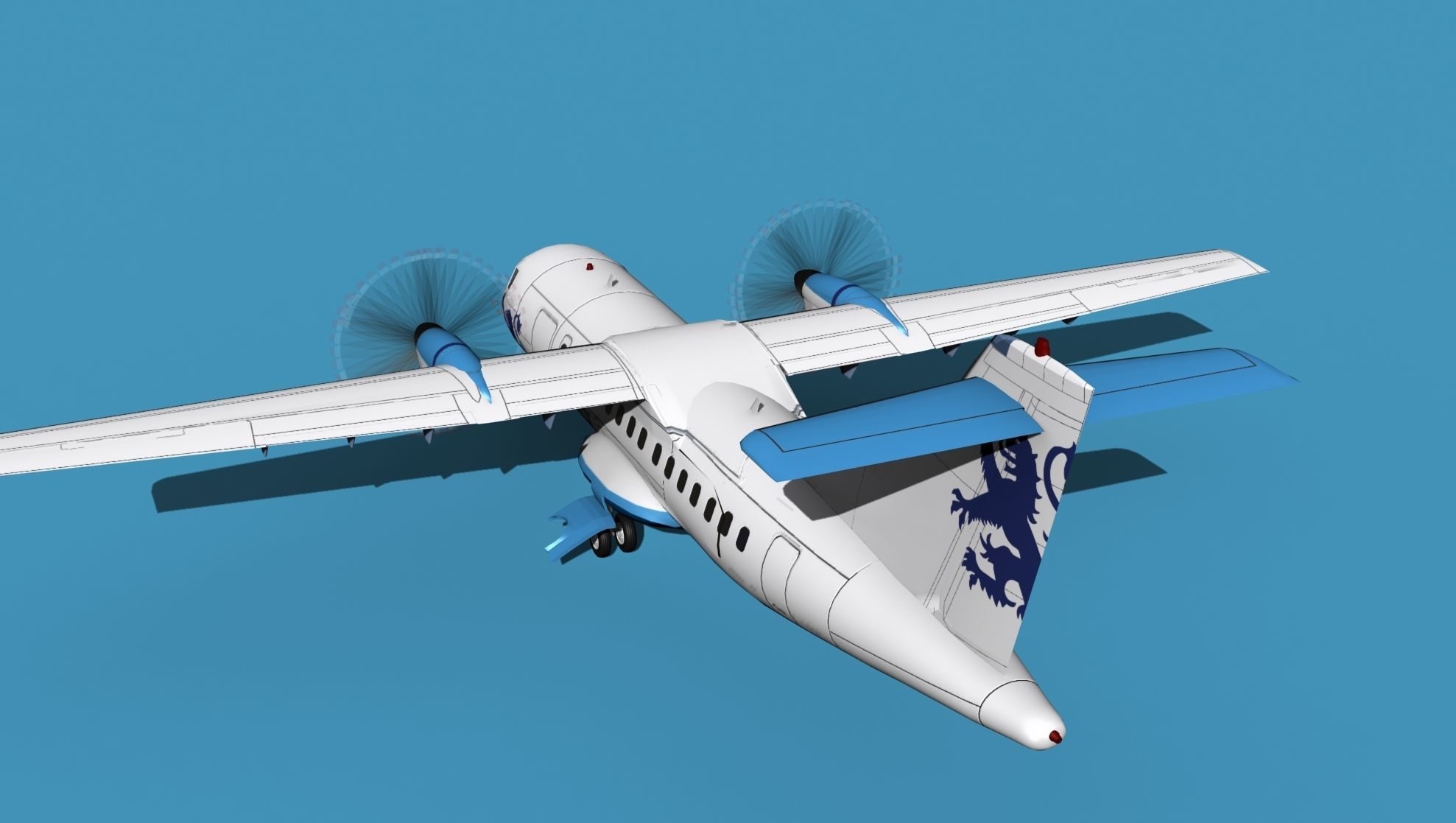 ATR-42-320 Cambria Air 3D model_7