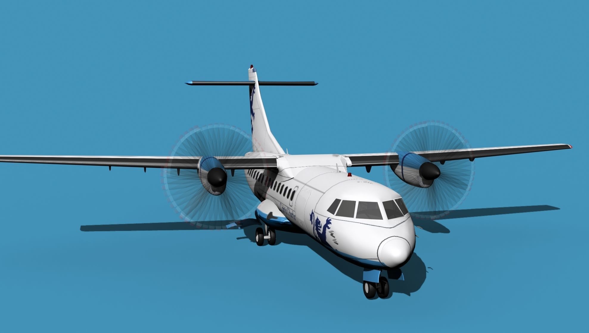ATR-42-320 Cambria Air 3D model_2