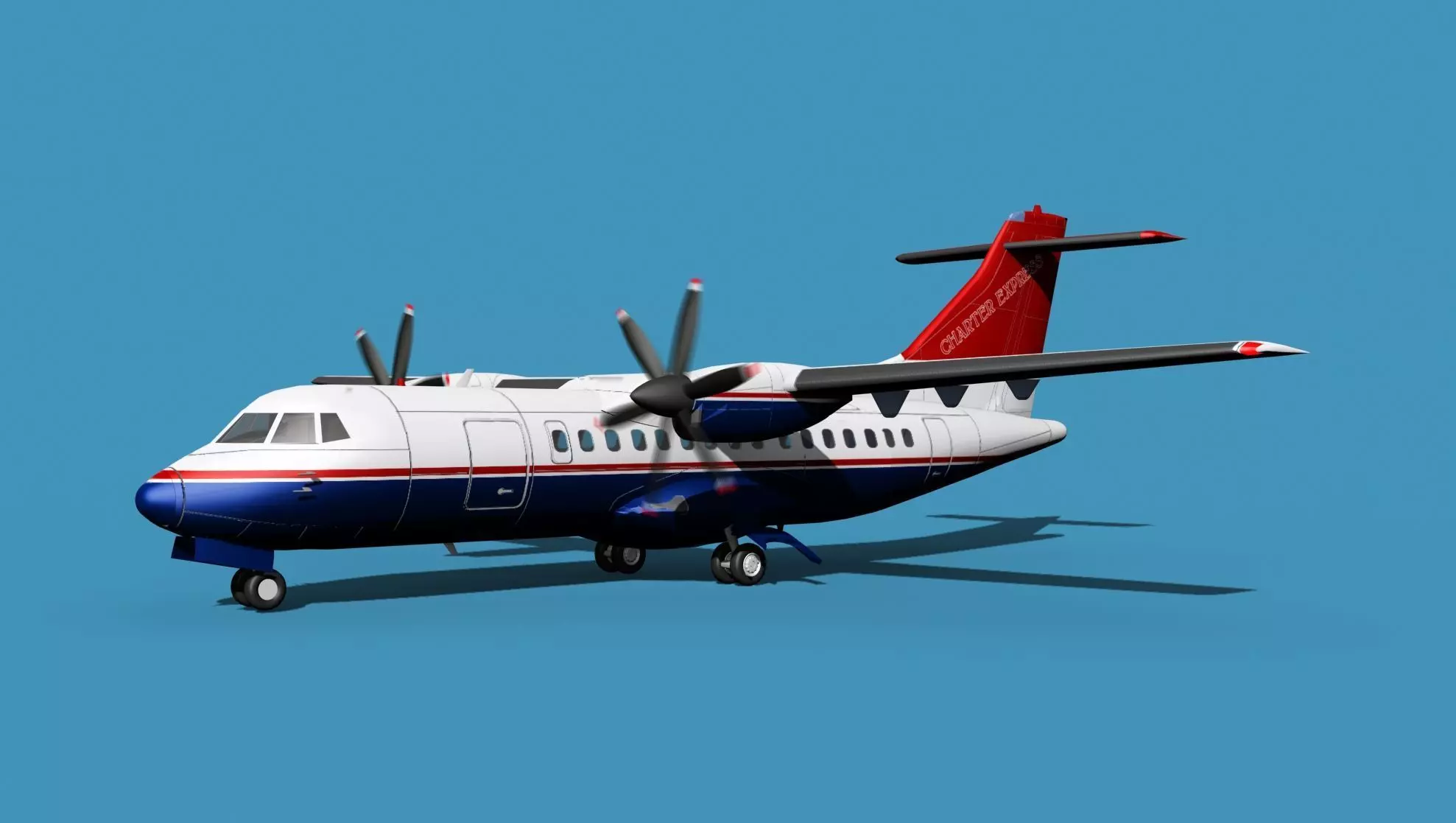 ATR-42-320 Charter Express 3D model