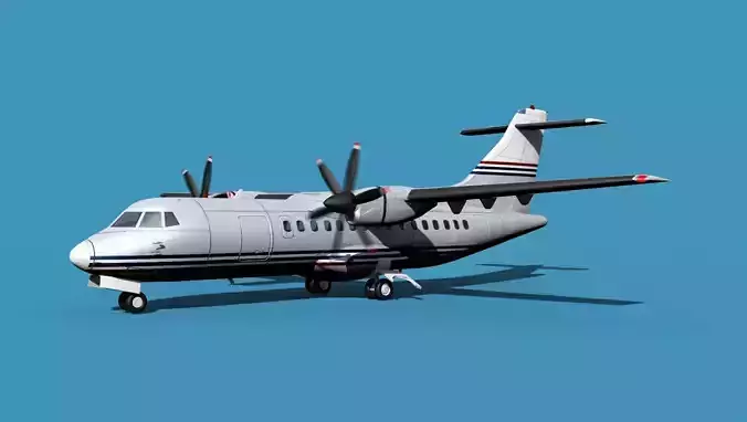 ATR-42-320 Corporate 4 3D model