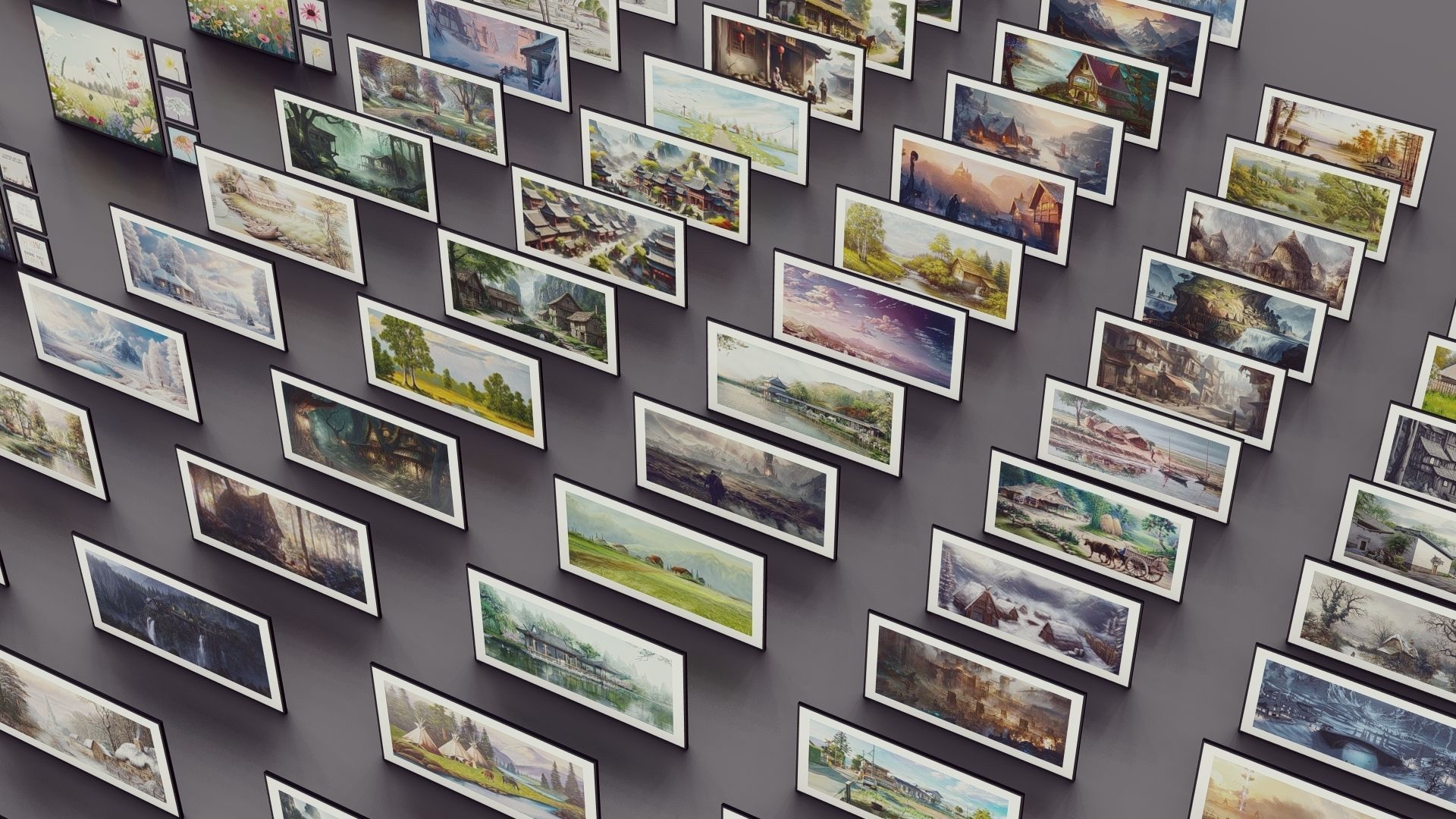 Frame Collection Low-poly 3D model_14