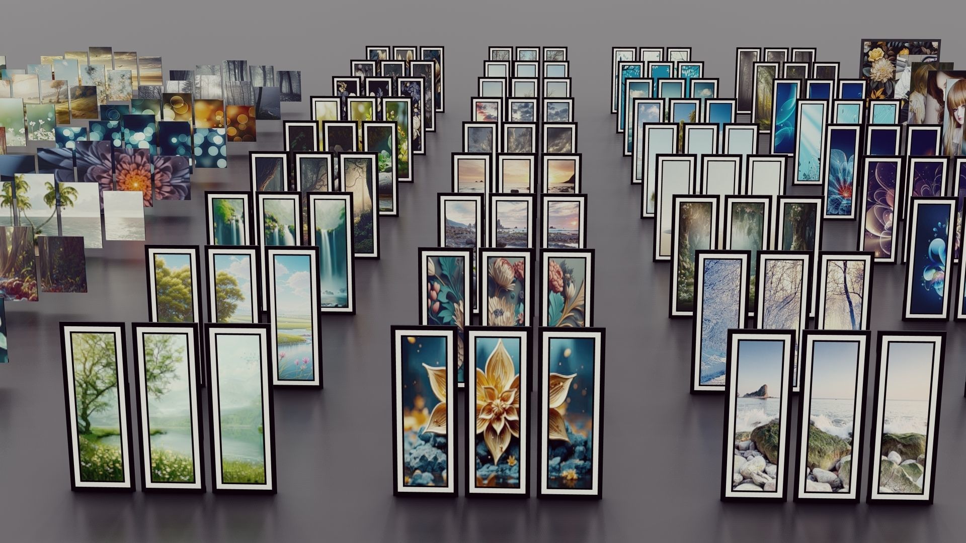 Frame Collection Low-poly 3D model_6