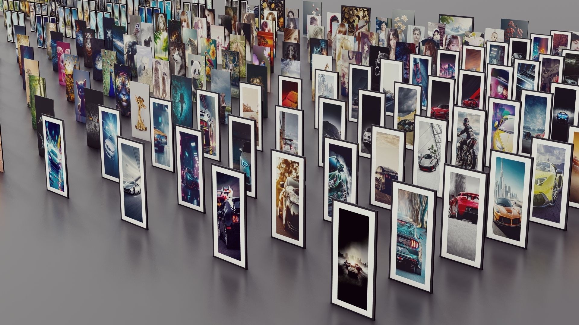 Frame Collection Low-poly 3D model_11