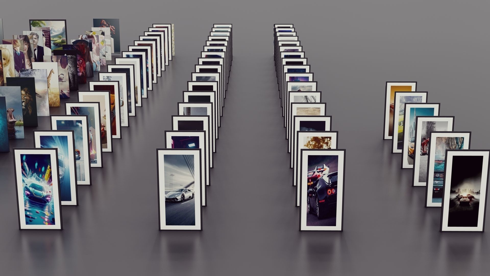 Frame Collection Low-poly 3D model_10