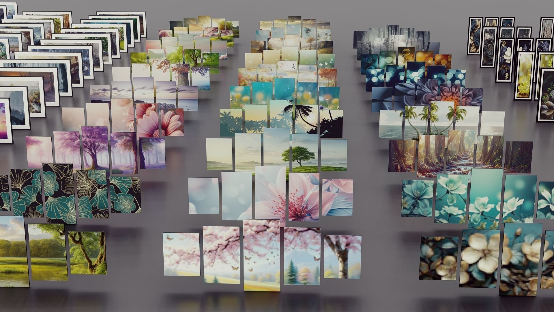 Frame Collection Low-poly 3D model_5