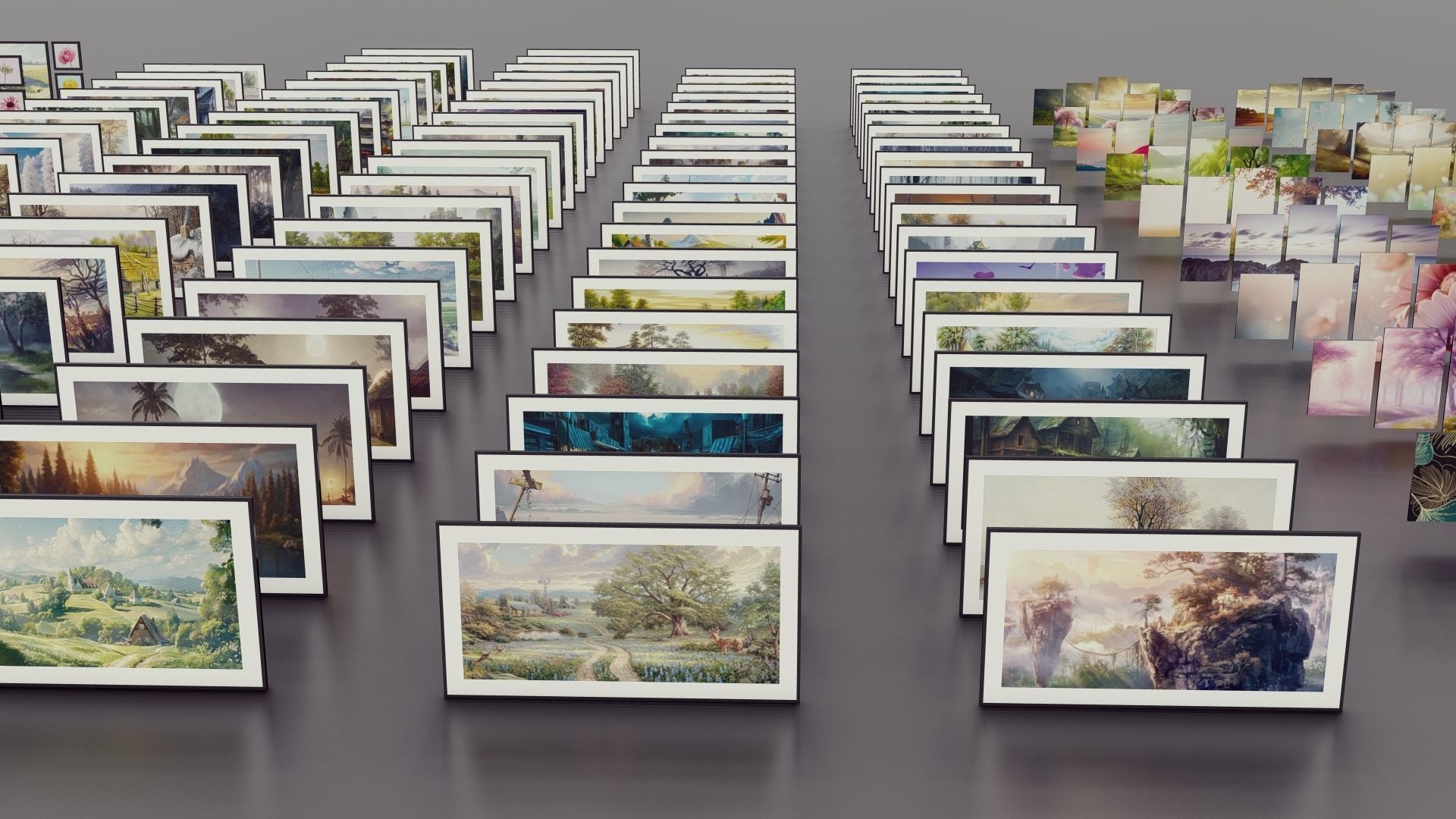 Frame Collection Low-poly 3D model_4