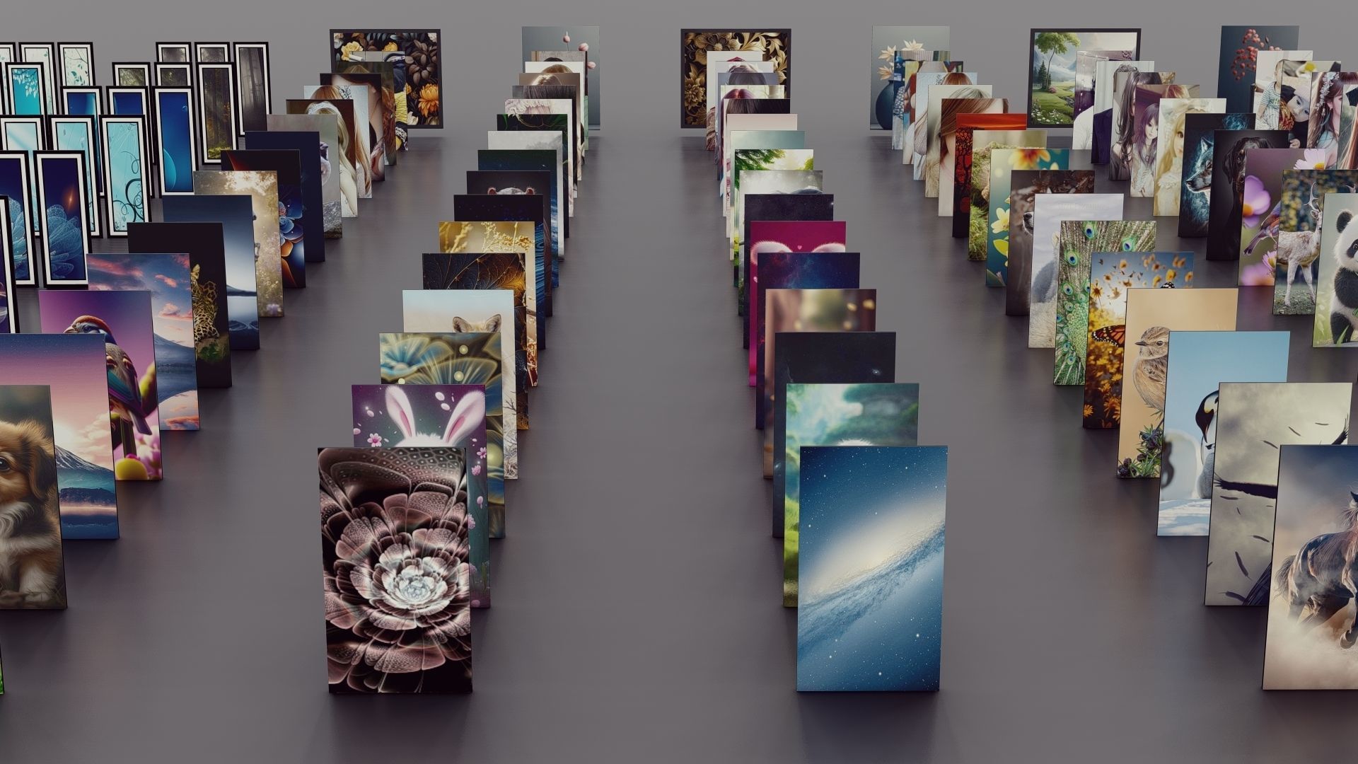 Frame Collection Low-poly 3D model_8