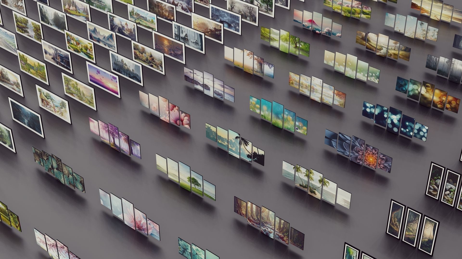 Frame Collection Low-poly 3D model_16