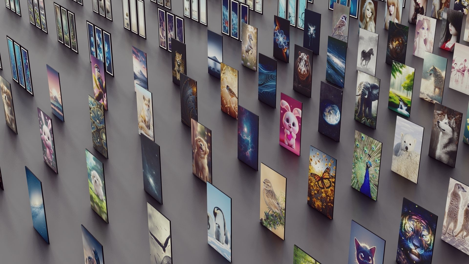 Frame Collection Low-poly 3D model_12