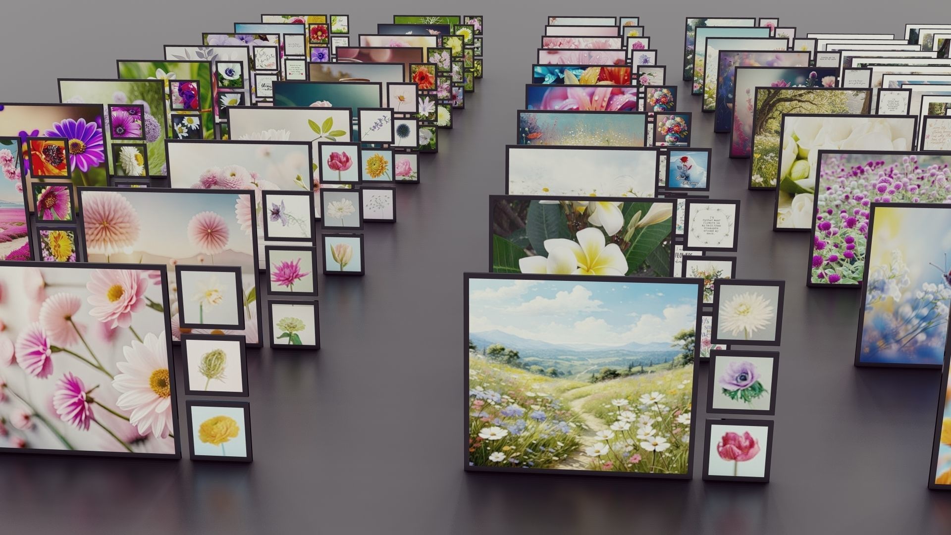 Frame Collection Low-poly 3D model_2