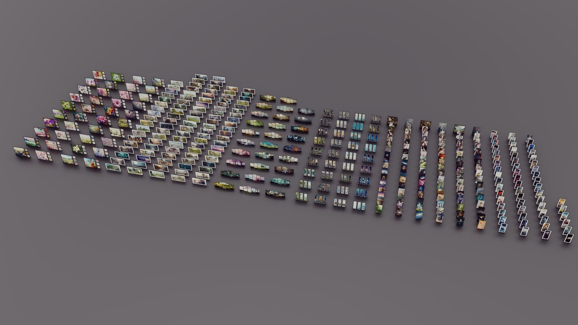 Frame Collection Low-poly 3D model_18