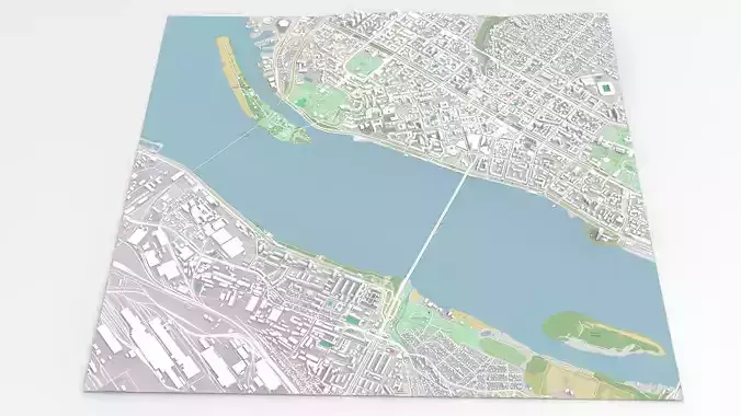 Cityscape Dnipro Ukraine 