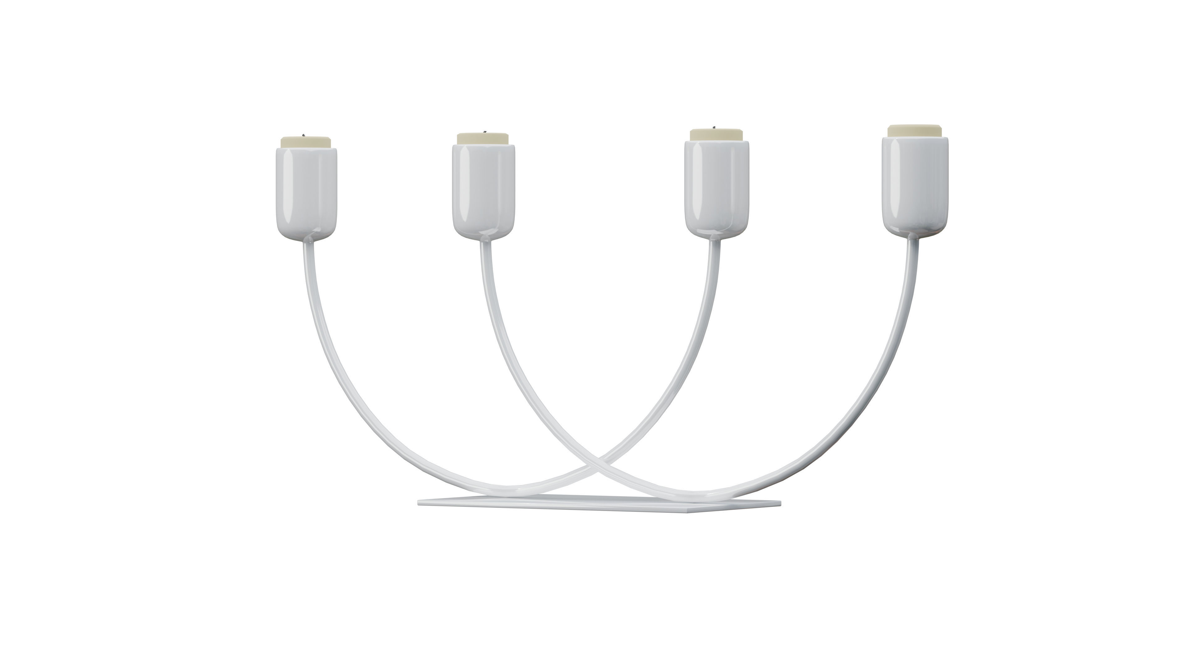 Joy candle sticks Low-poly 3D model_1