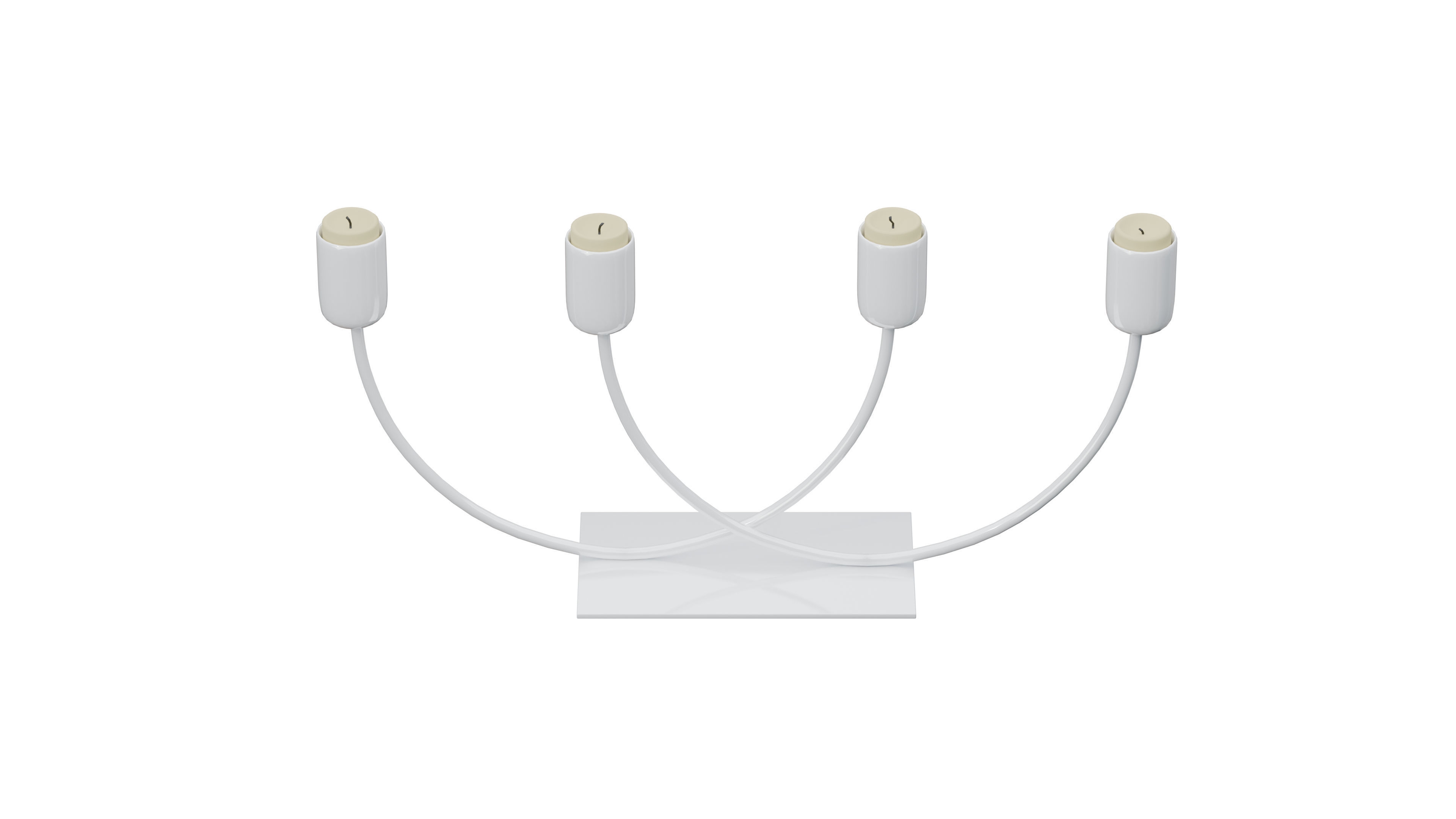 Joy candle sticks Low-poly 3D model_2