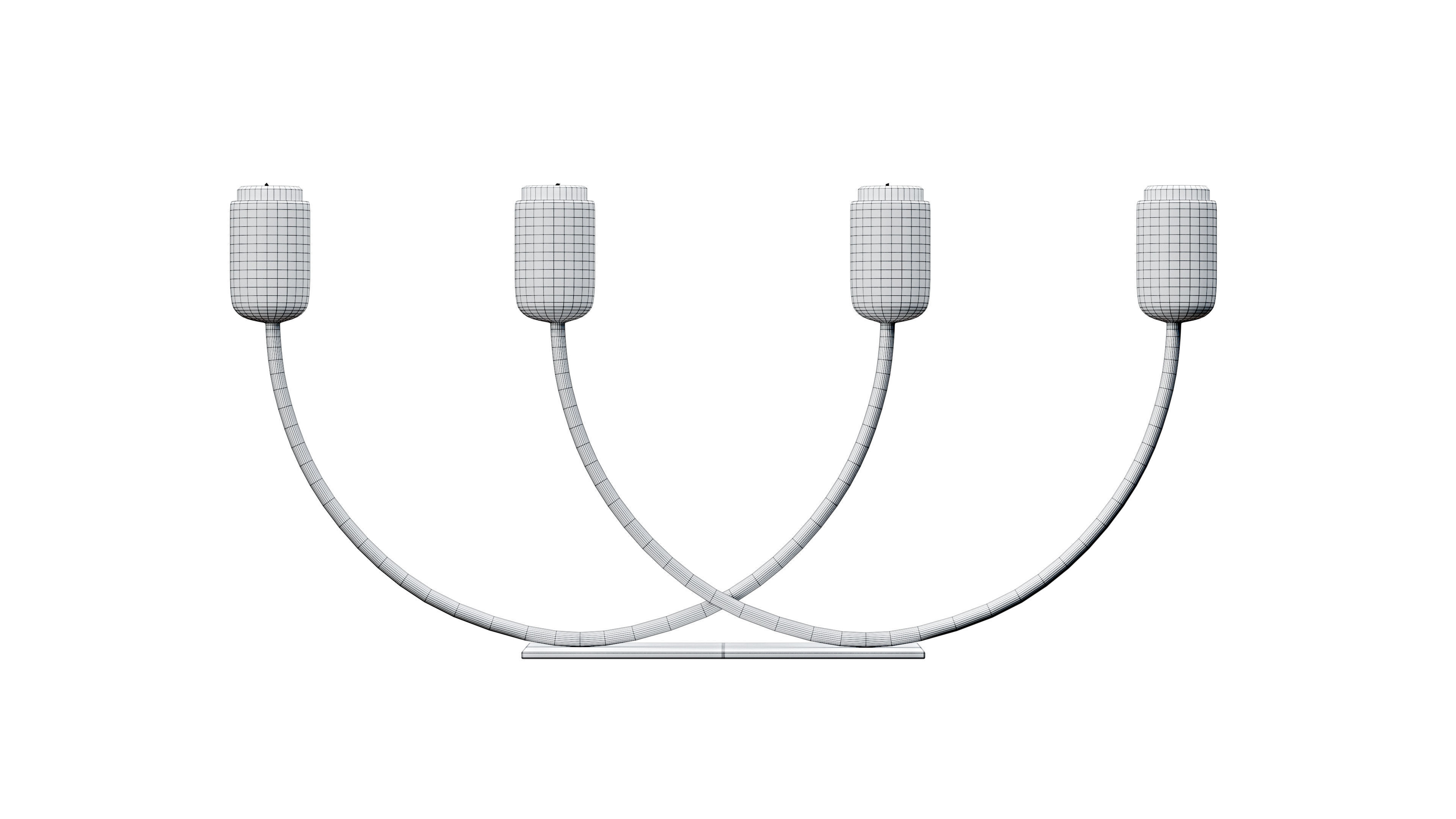 Joy candle sticks Low-poly 3D model_6