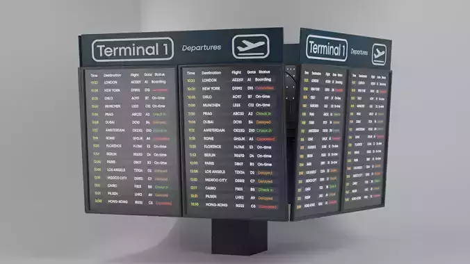 Flight Information Display System