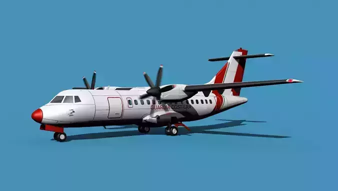 ATR-42-320 Guardia Coastiera 3D model
