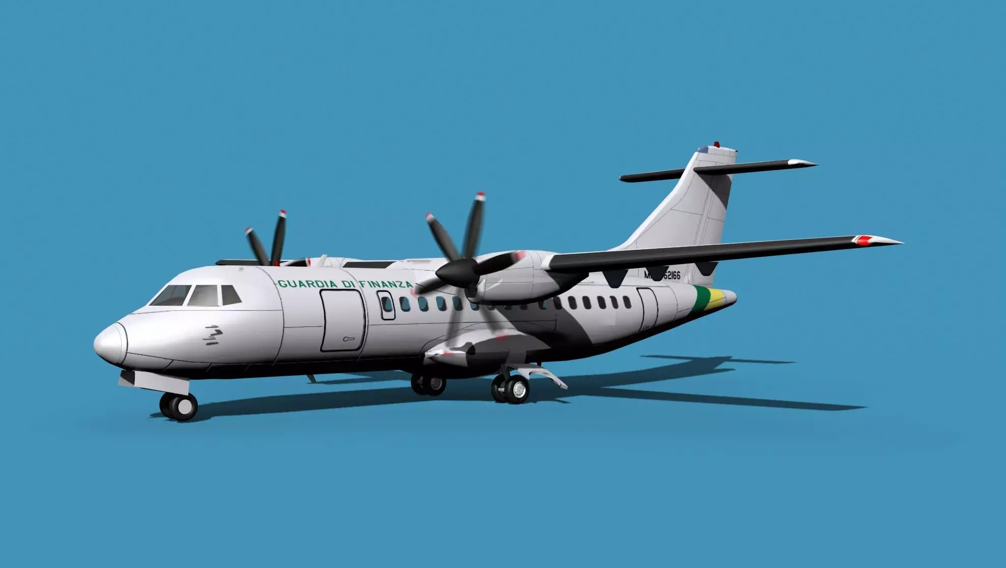 ATR-42-320 Guardia Di Finanza 3D model