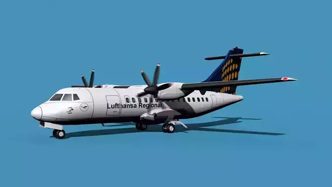 ATR-42-320 Lufthansa Regional 3D model