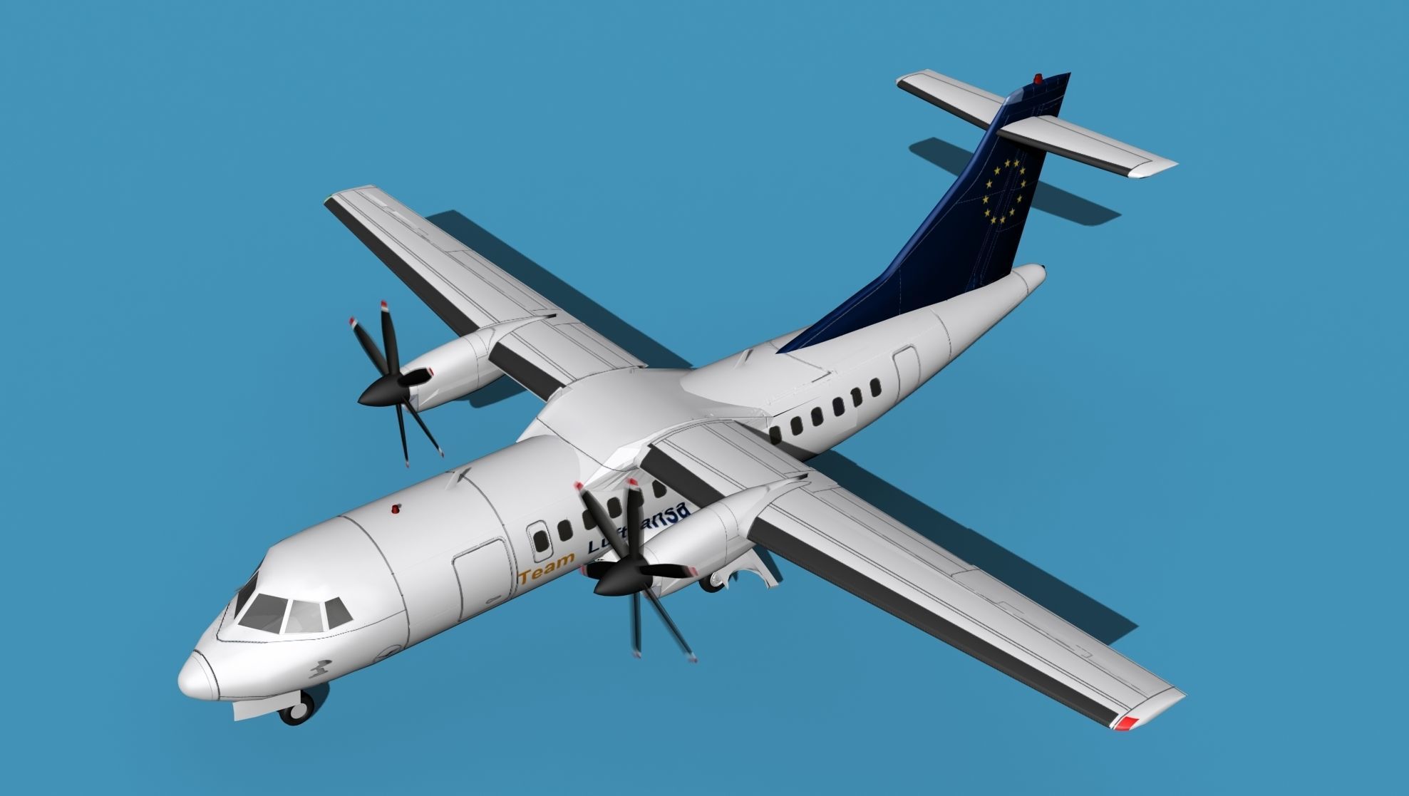ATR-42-320 Lufthansa Team 3D model_10