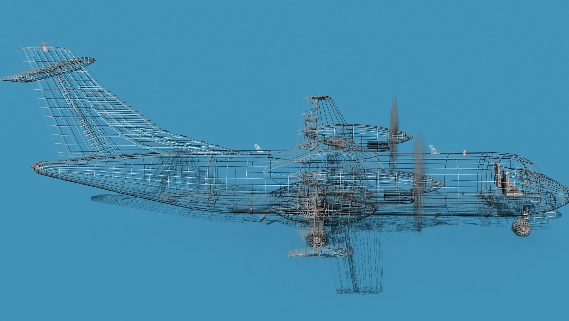 ATR-42-320 Lufthansa Team 3D model_13