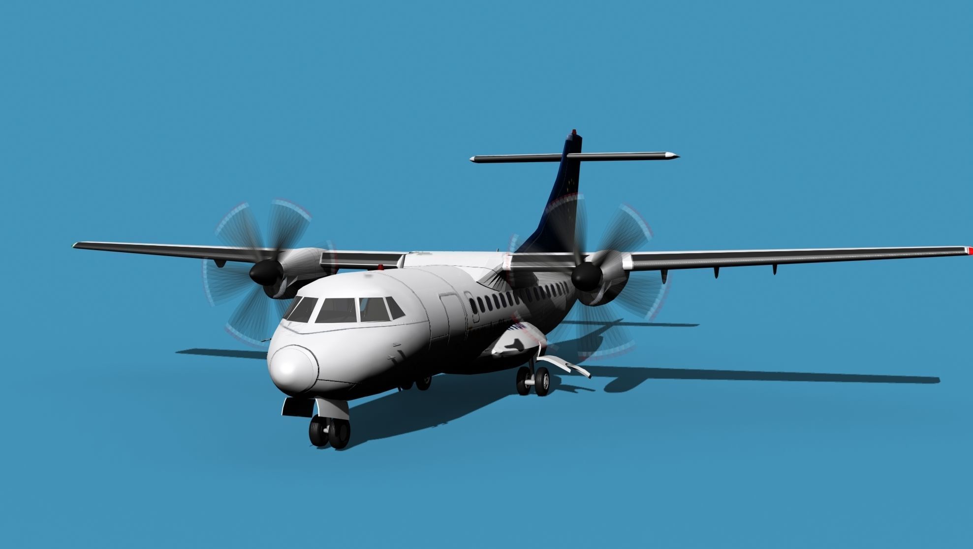 ATR-42-320 Lufthansa Team 3D model_1