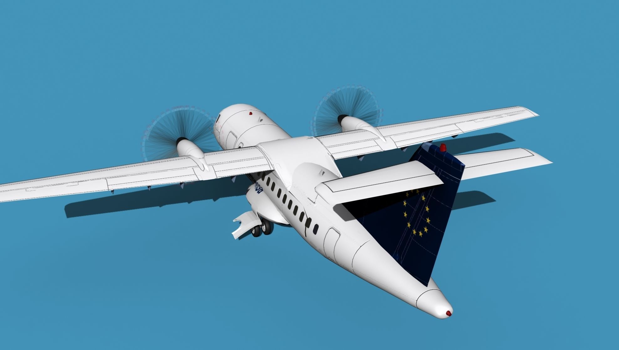 ATR-42-320 Lufthansa Team 3D model_7