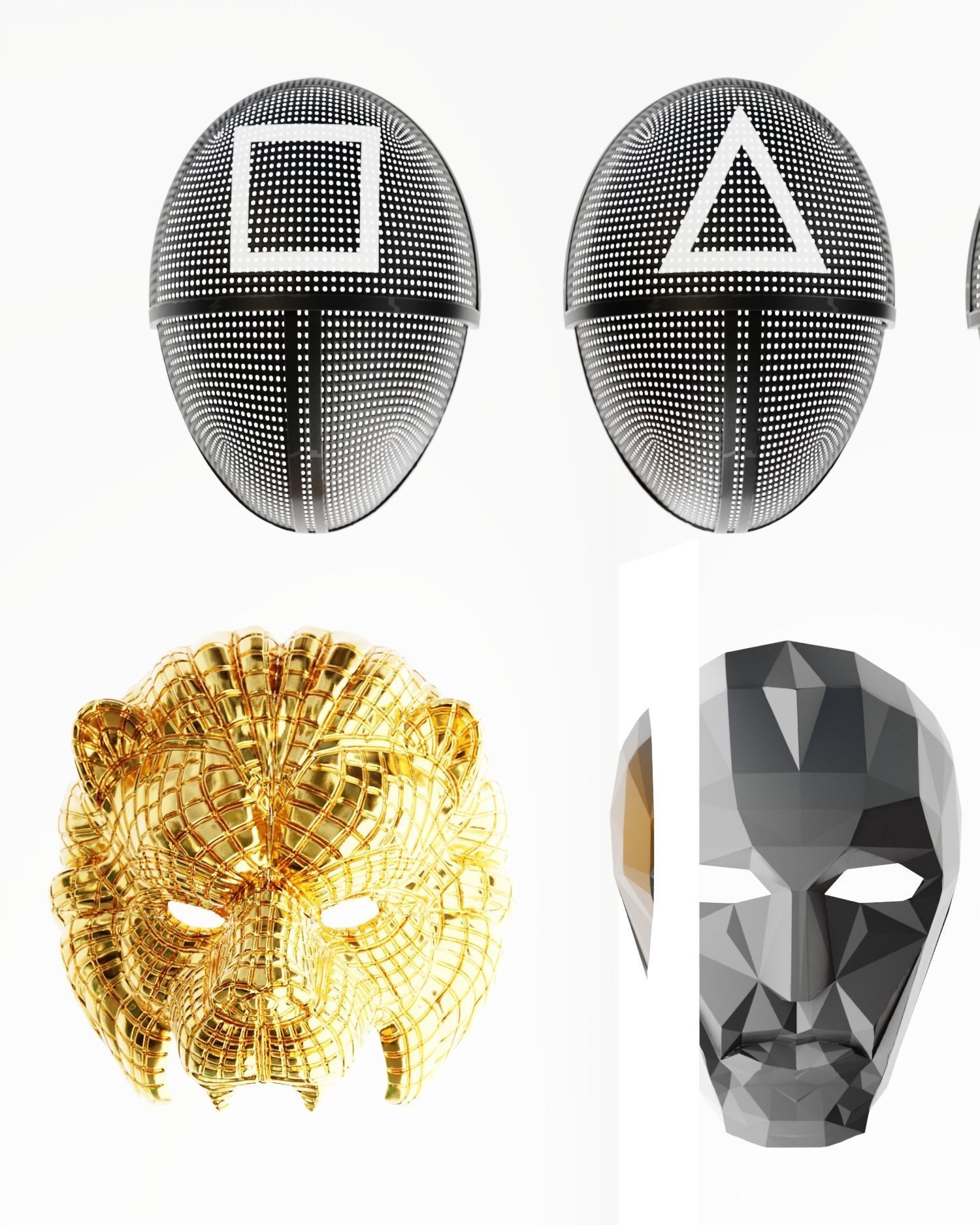 Squid Game Bundle 3D model_39