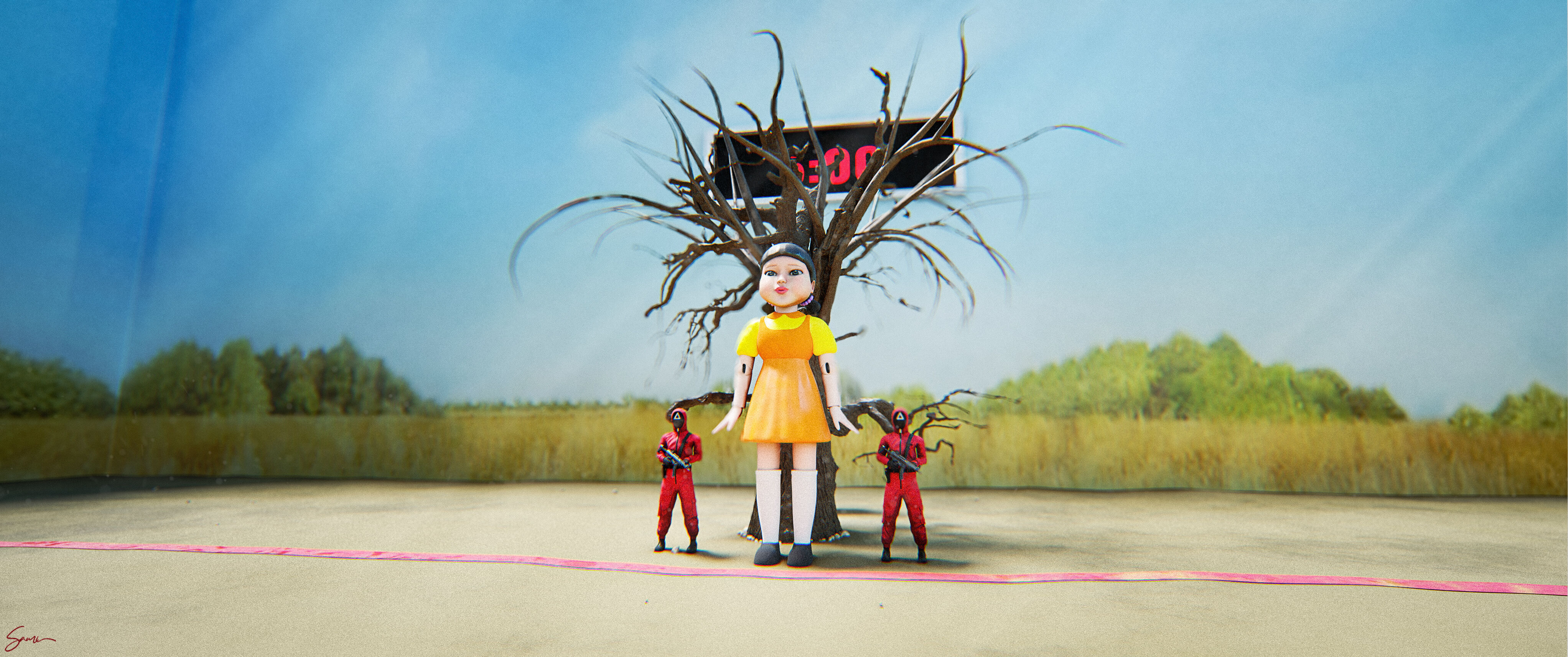 Squid Game Bundle 3D model_9