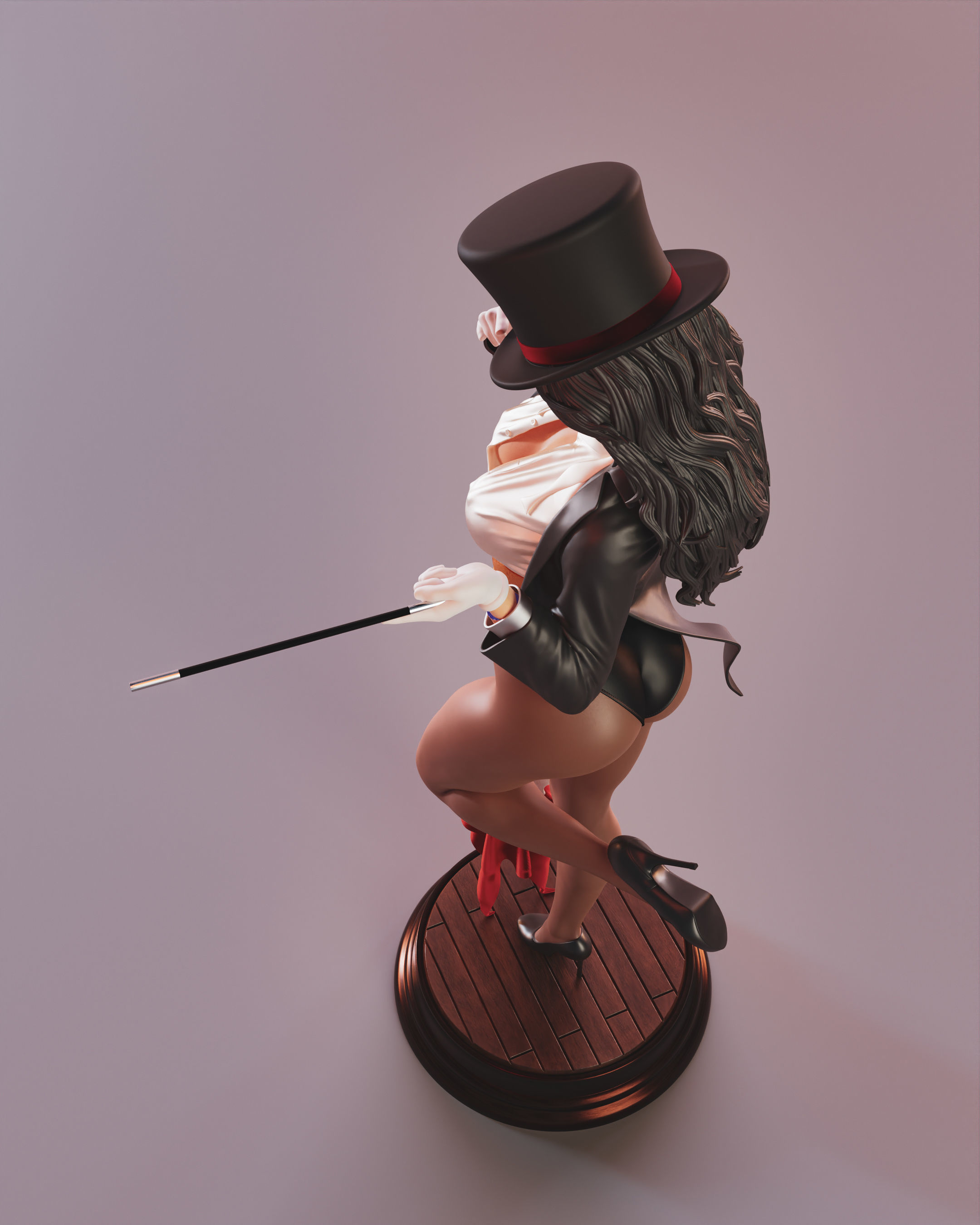Zatanna 3D print model_14