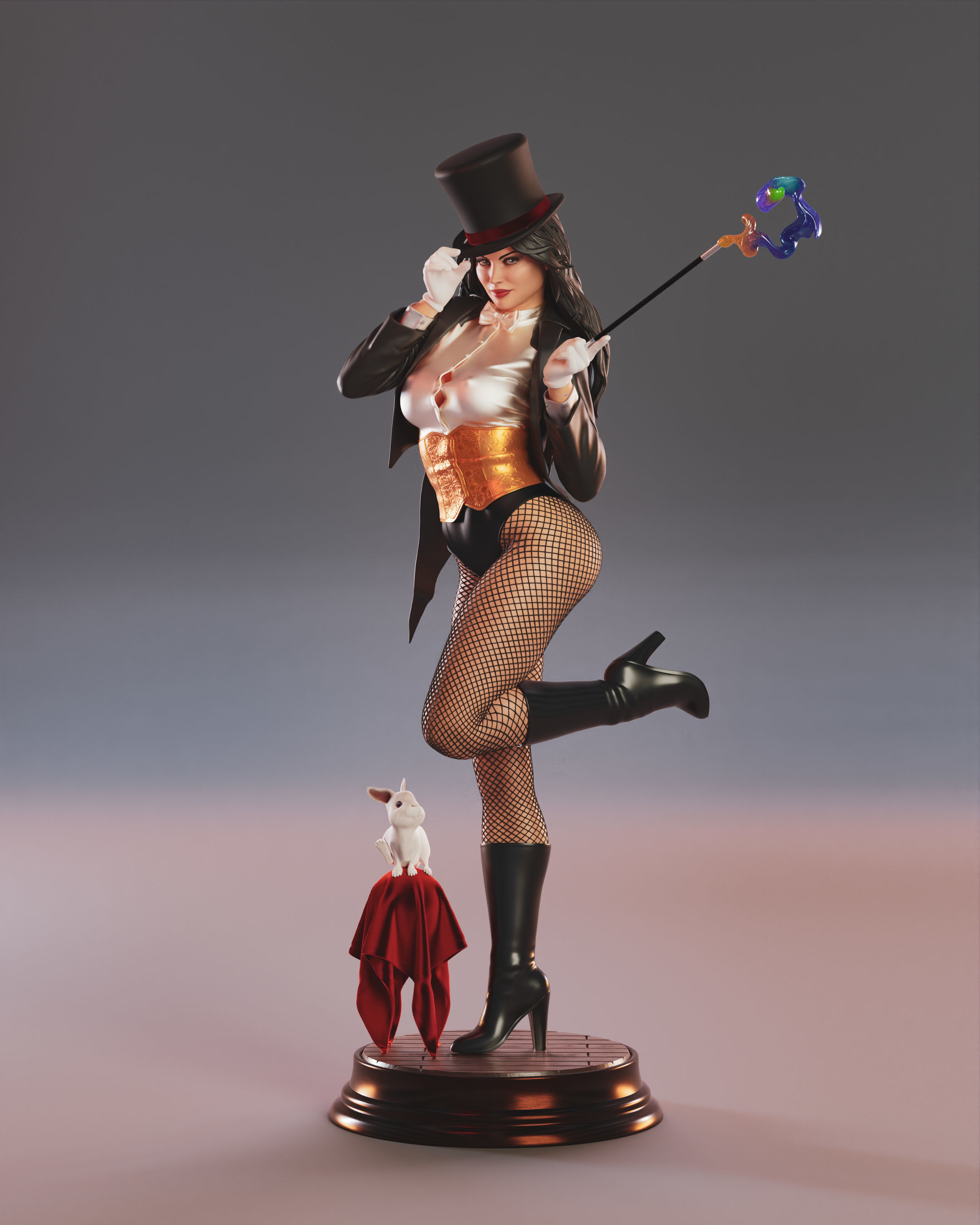 Zatanna 3D print model_7