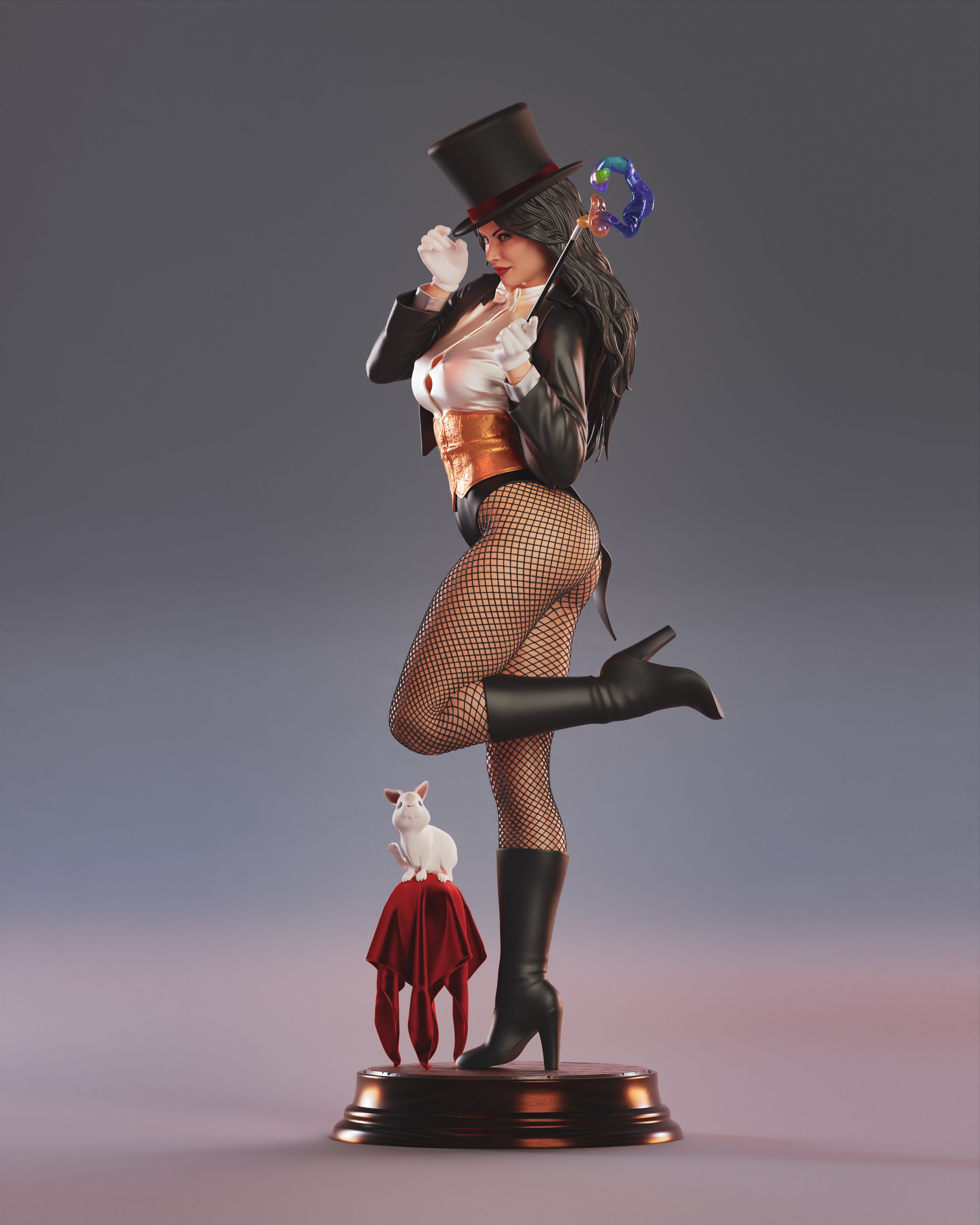 Zatanna 3D print model_10