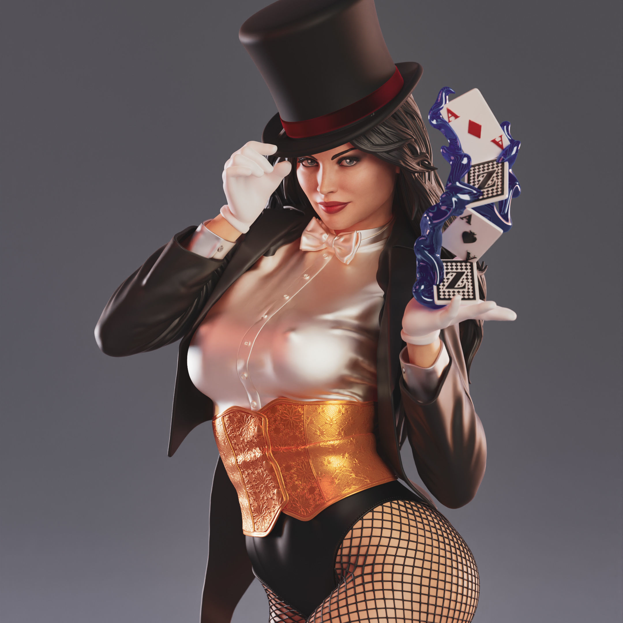 Zatanna 3D print model_4