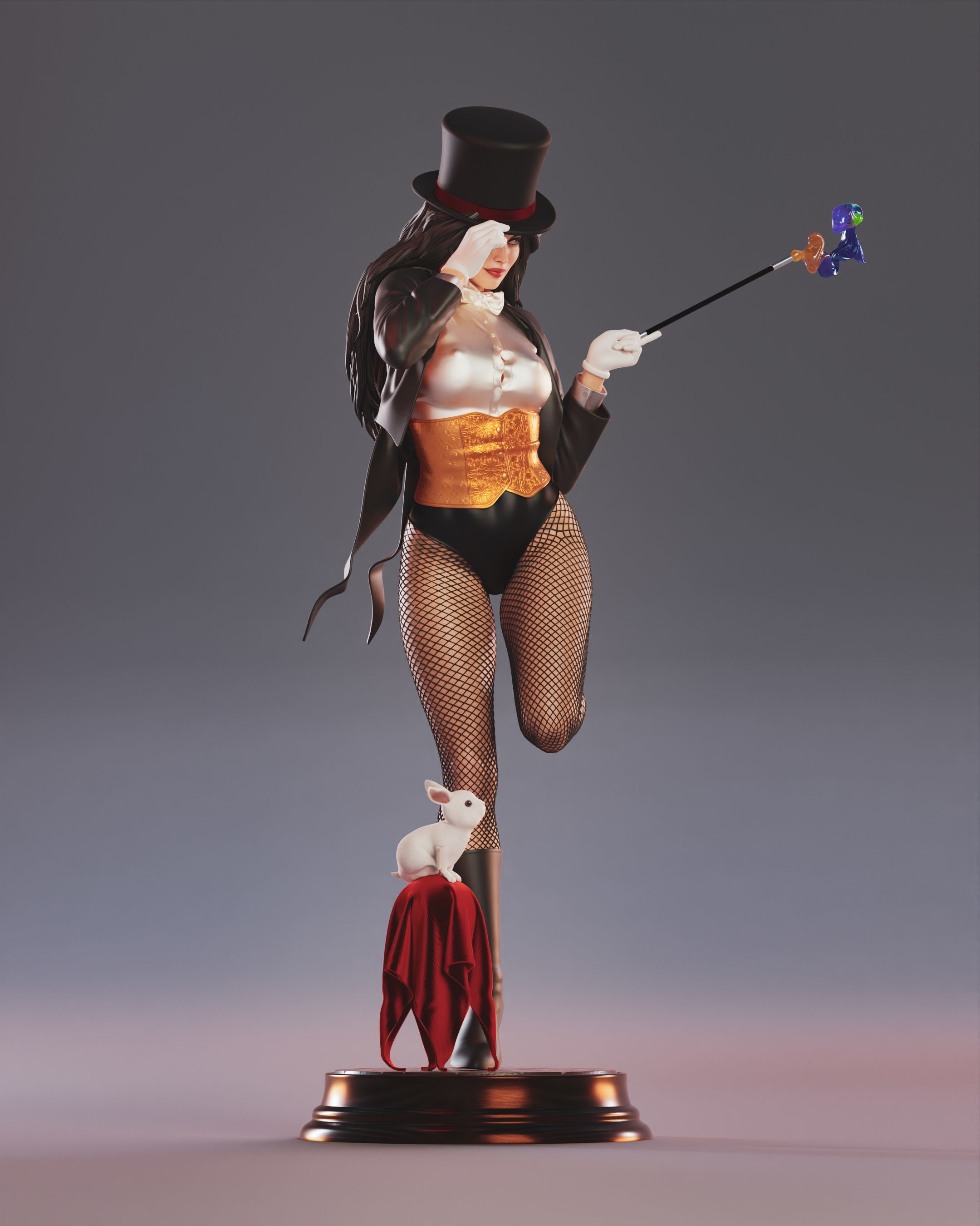 Zatanna 3D print model_8