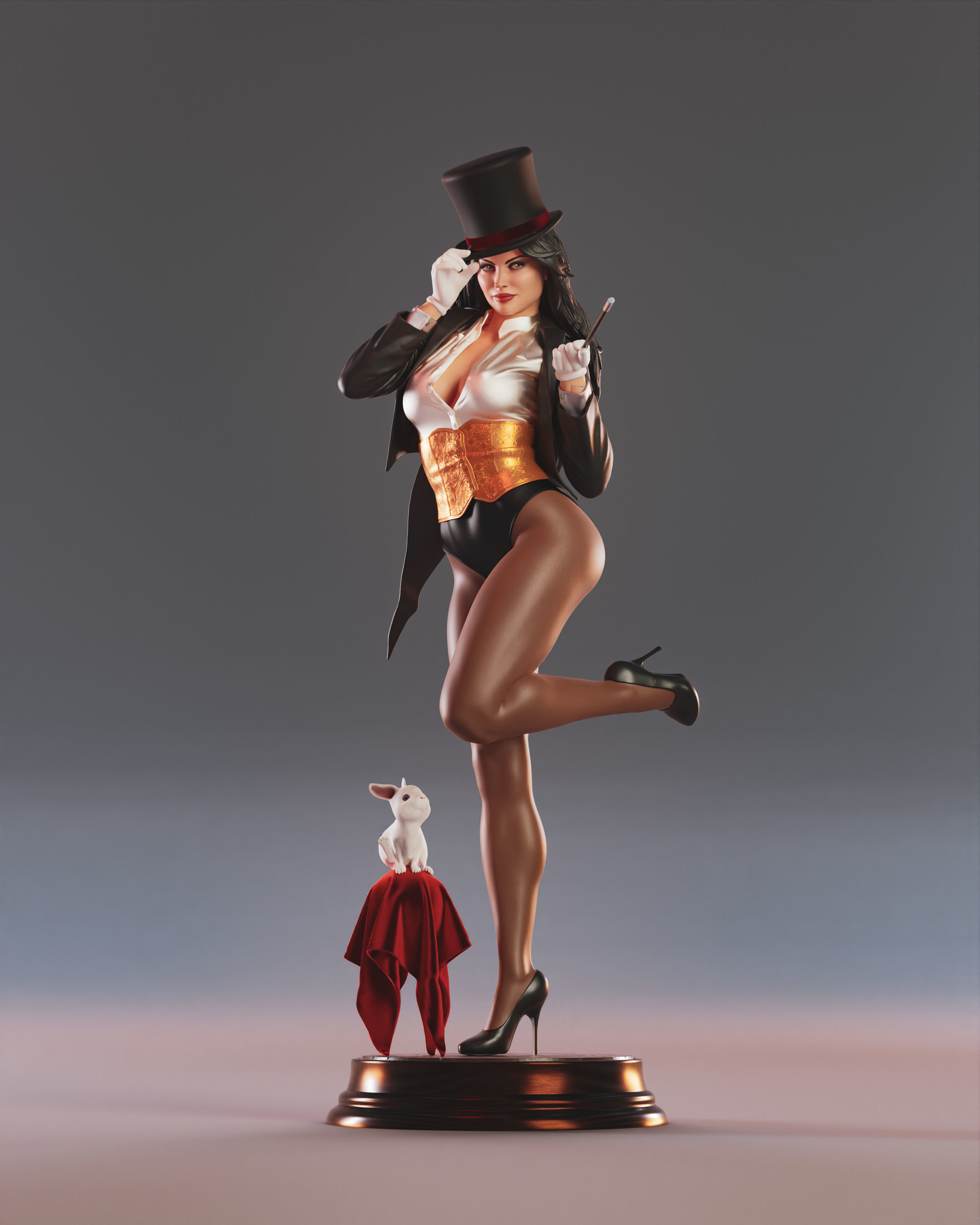 Zatanna 3D print model_12