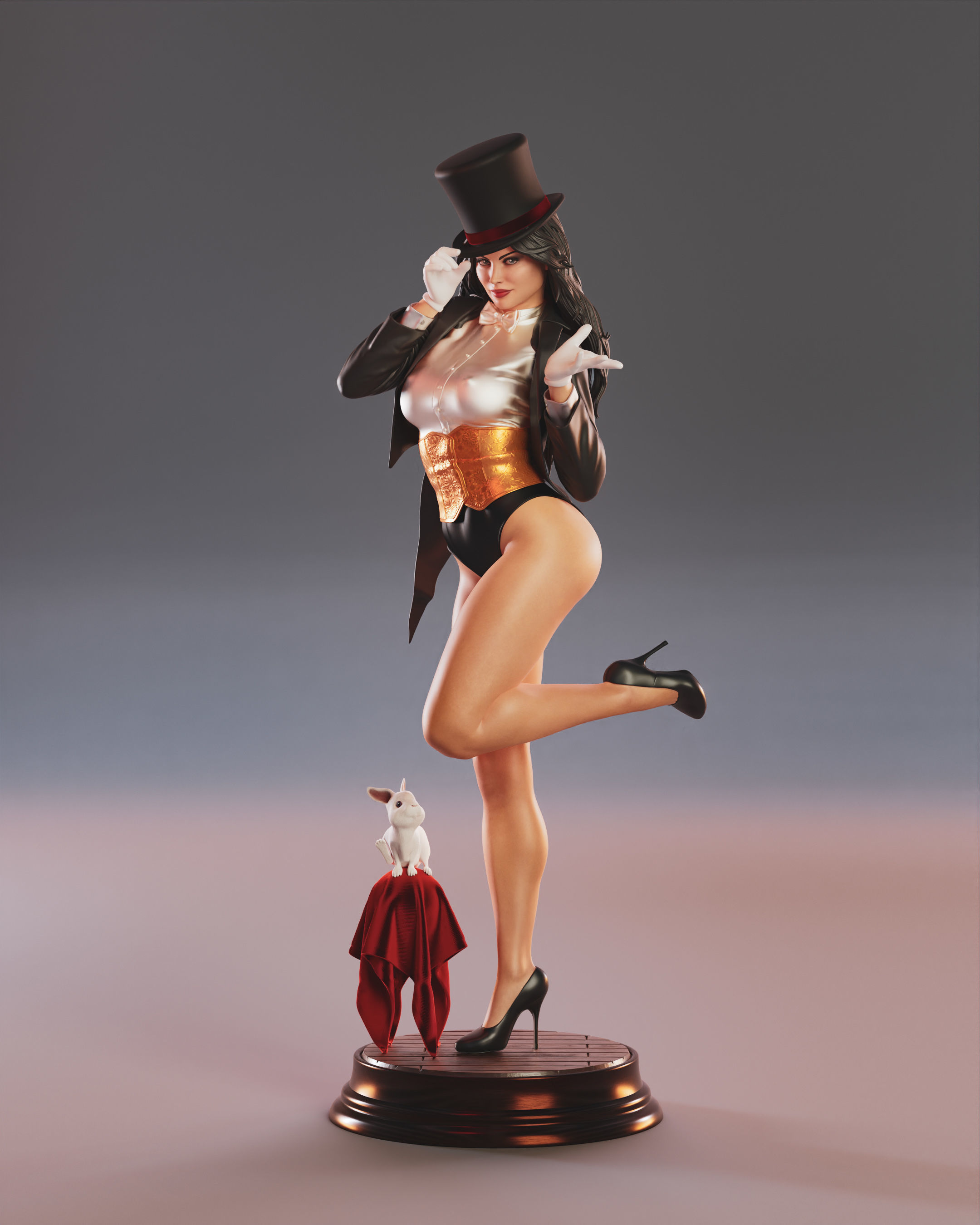 Zatanna 3D print model_6