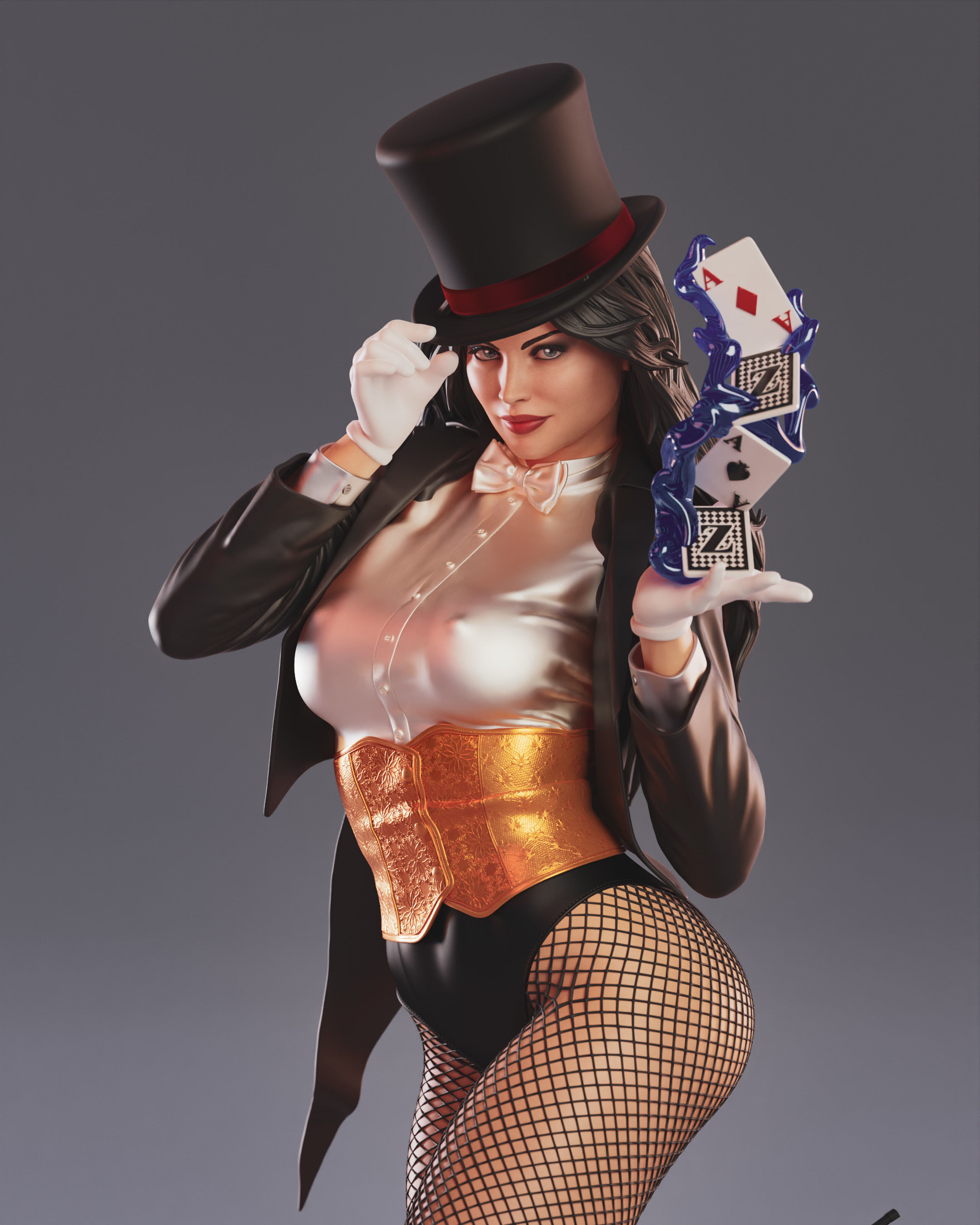 Zatanna 3D print model_5