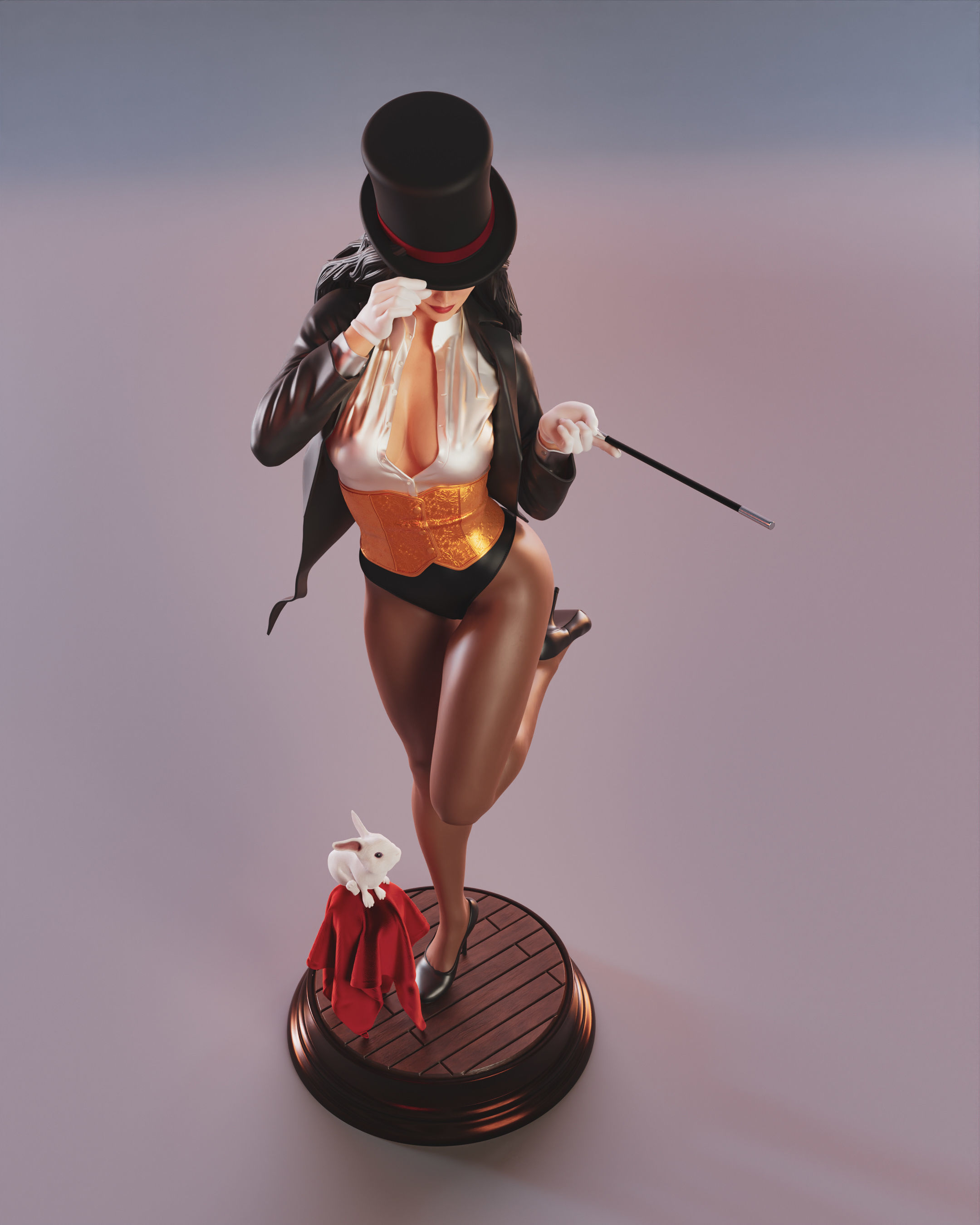 Zatanna 3D print model_13