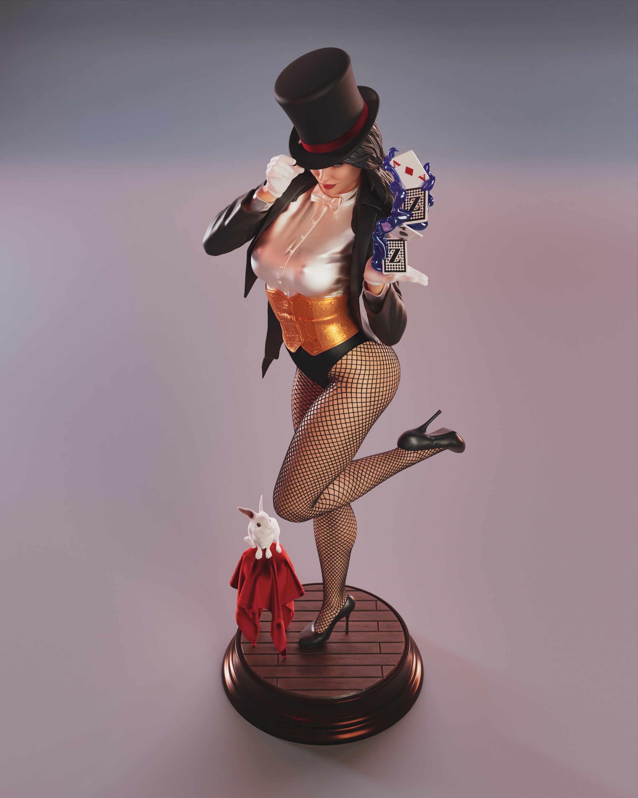 Zatanna 3D print model_3
