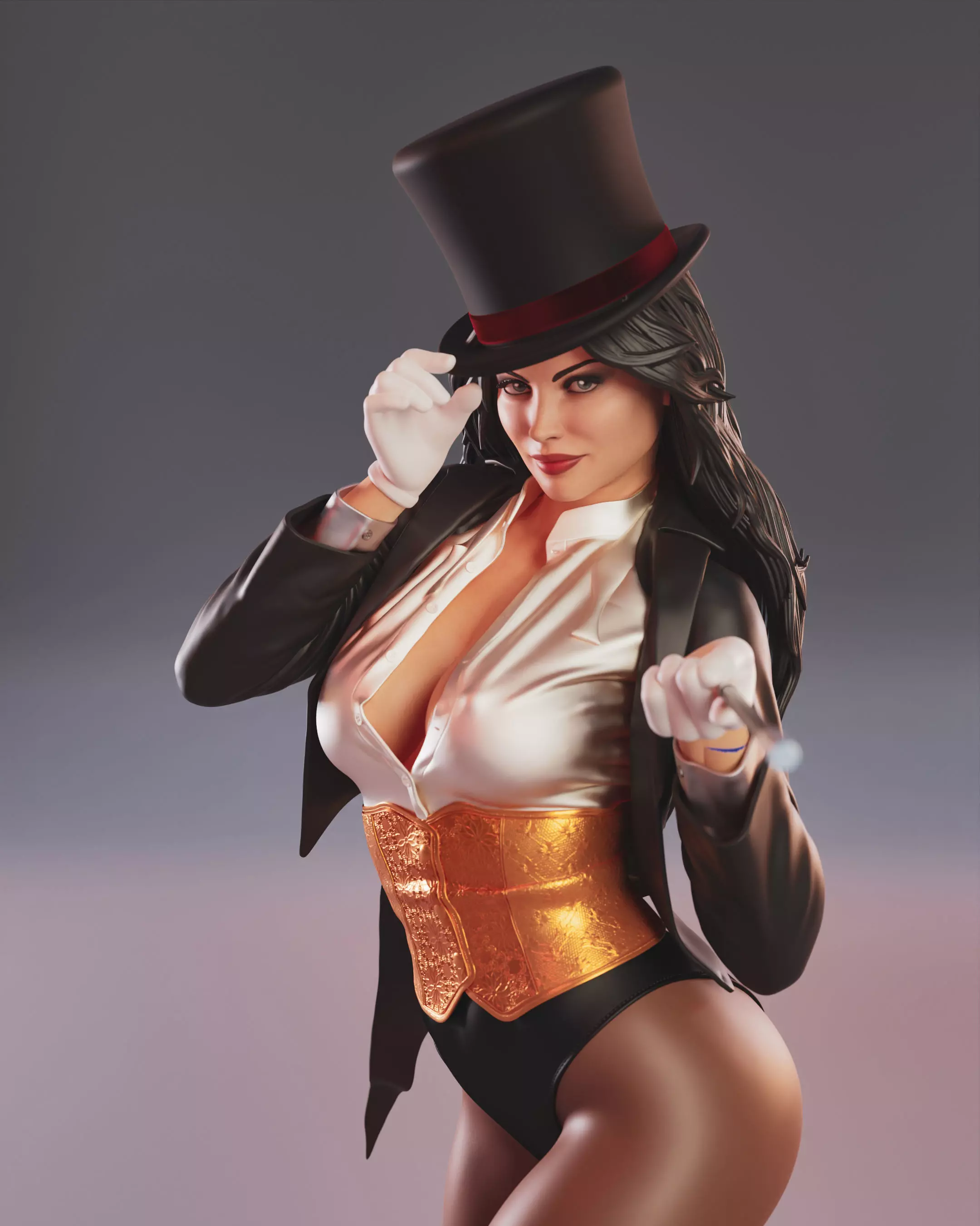 Zatanna 3D print model_0