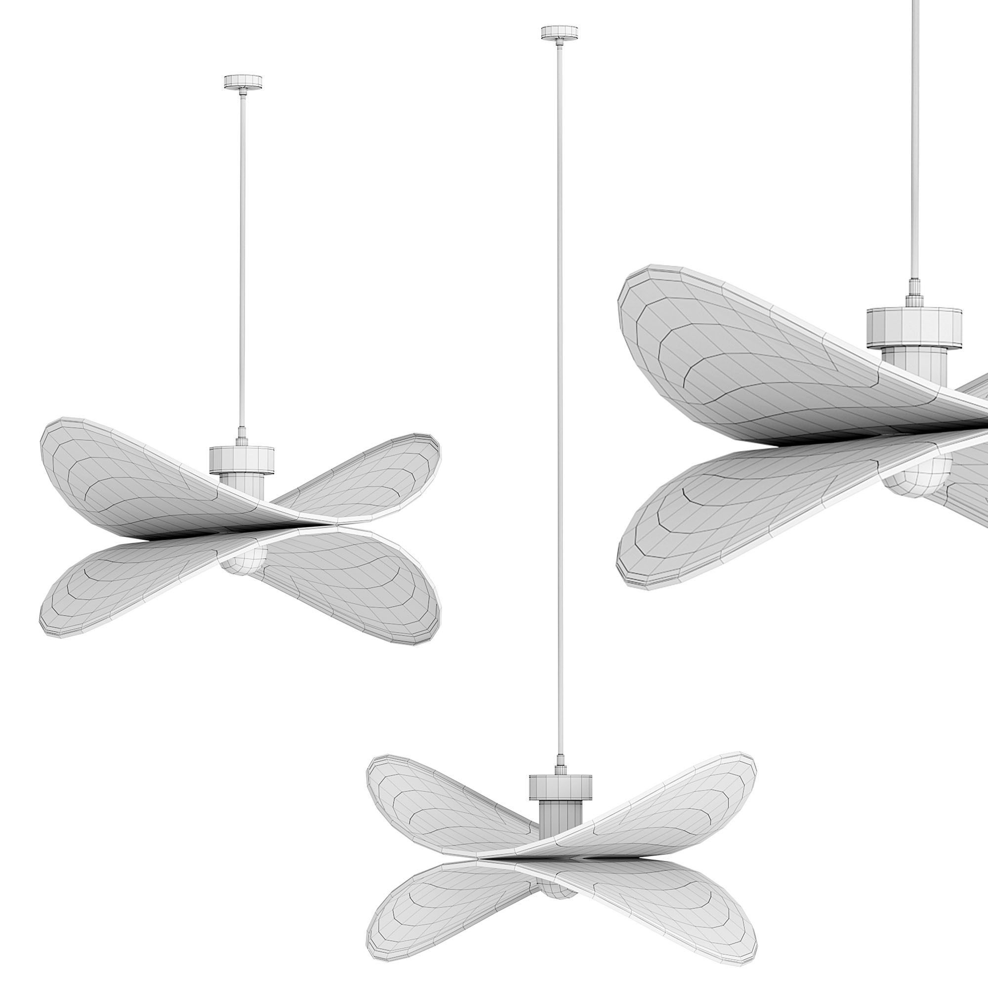 Petalo Pendant Lamp 3D model_5