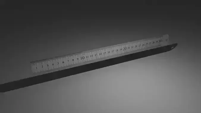 Metal ruler